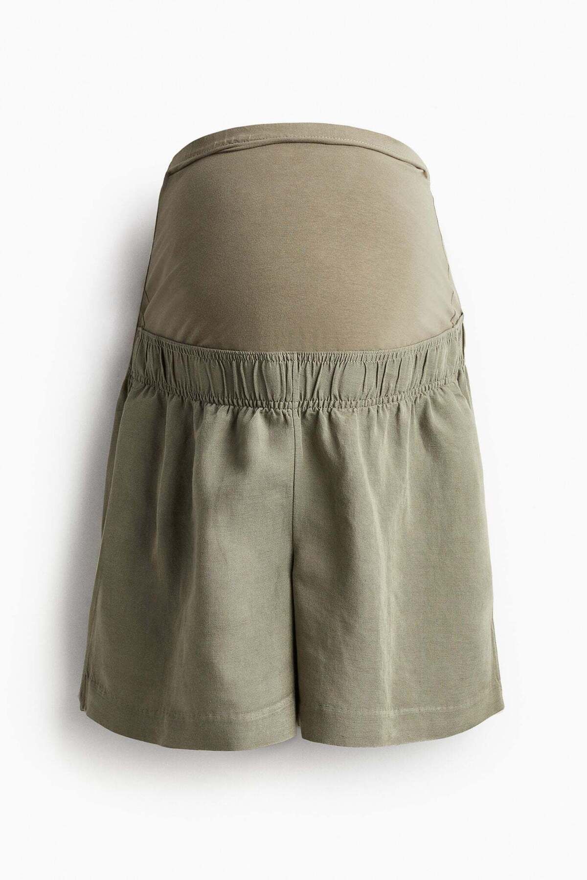 H&M-MAMA Linen-blend shorts 3