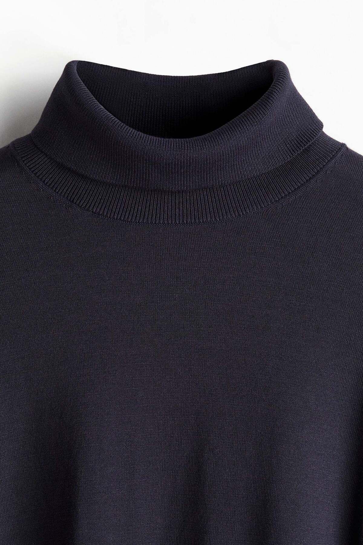 H&M-Slim Fit Fine-knit polo-neck jumper 5