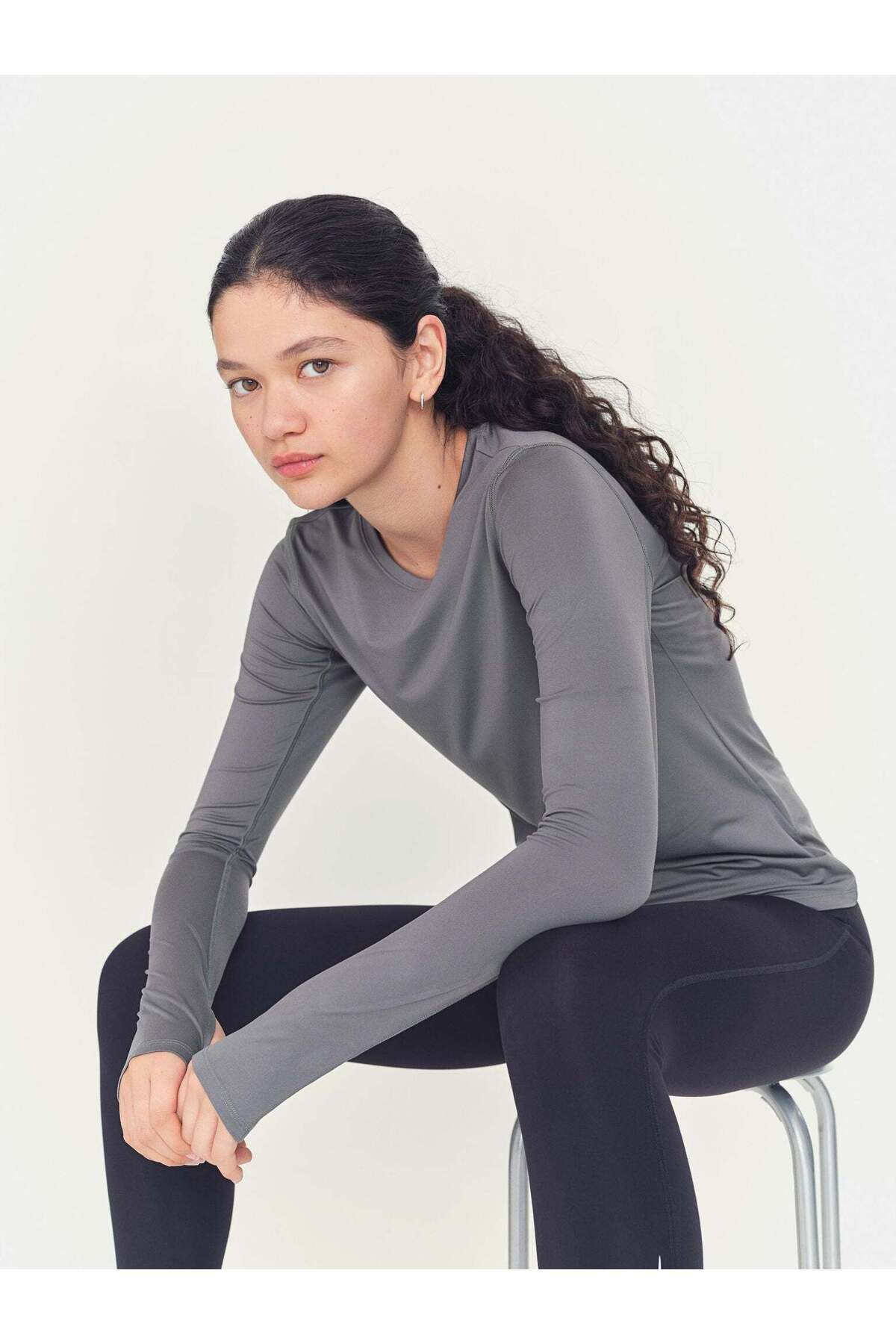 H&M-Petite Fit Running top in DryMove™ 3