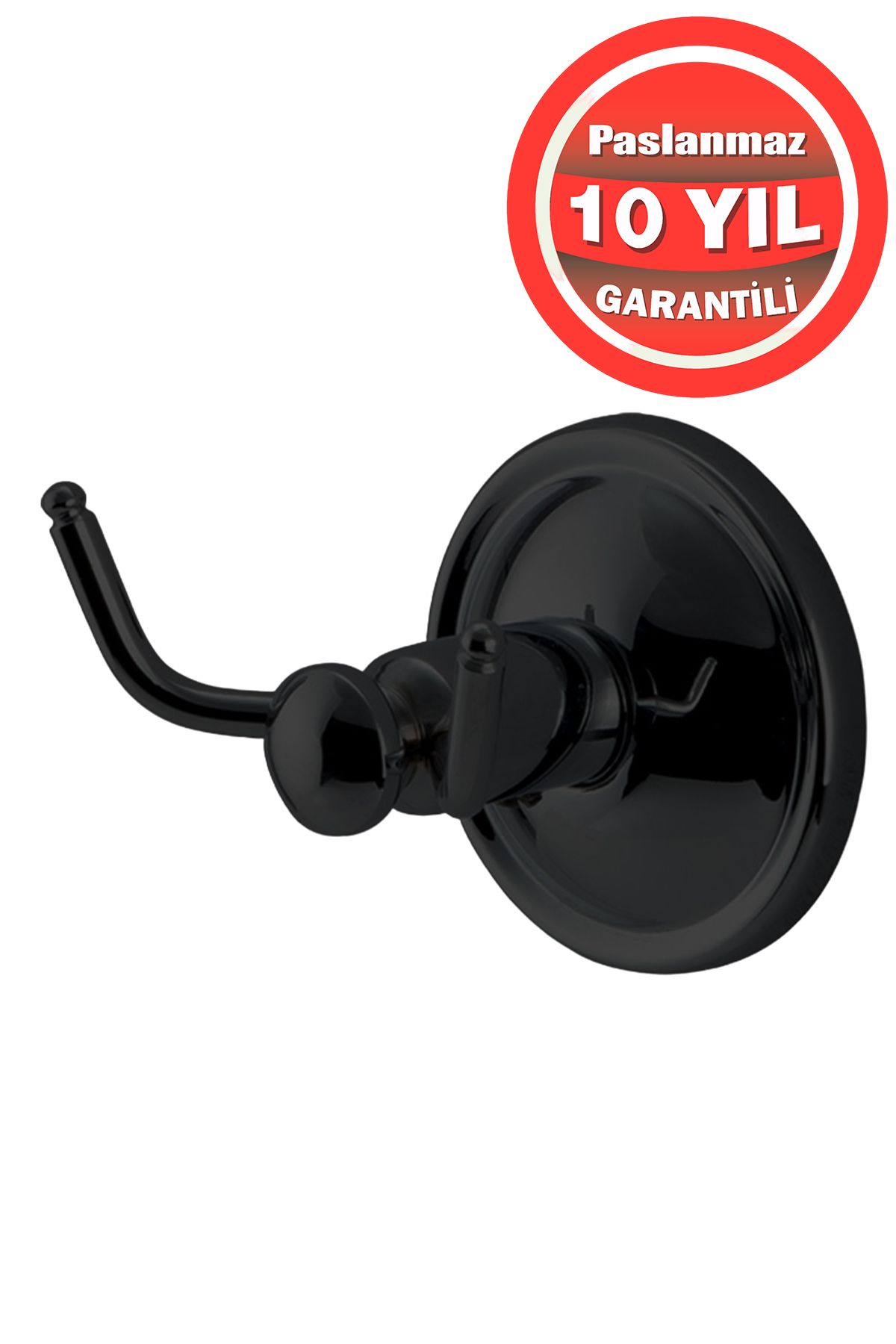 ÇELİK BANYO Paslanmaz Pirinç Mat Siyah Bella Bornzoluk Askılık