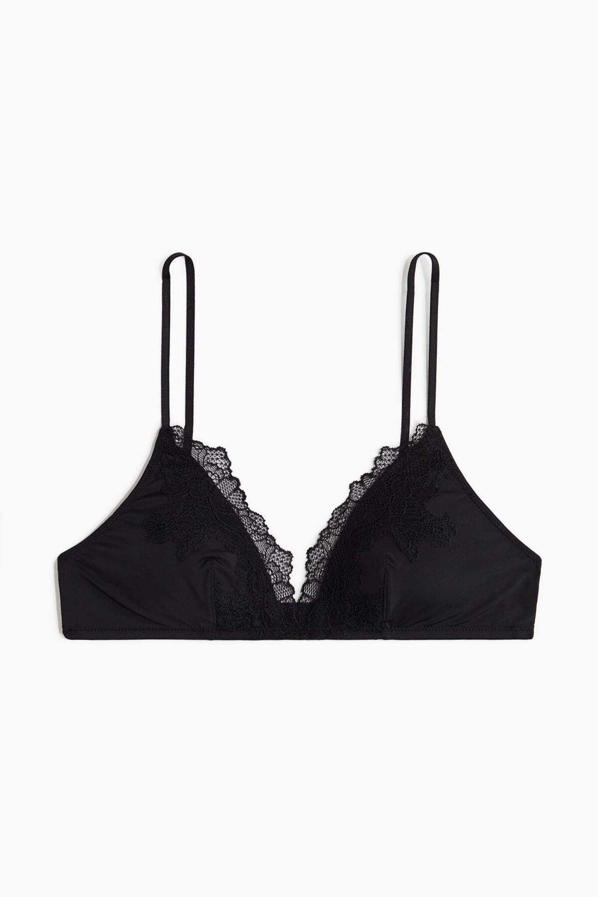 H&M-Padded soft microfibre bra 4