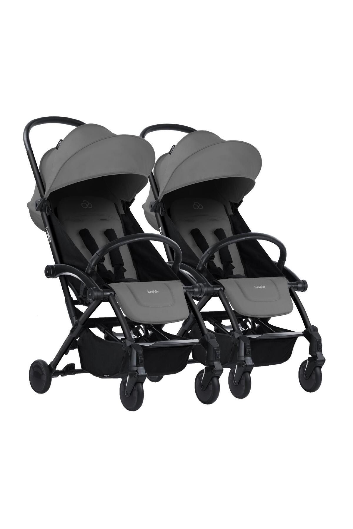 Bumprider Connect³ Ikiz Bebek Arabası / Black - Grey