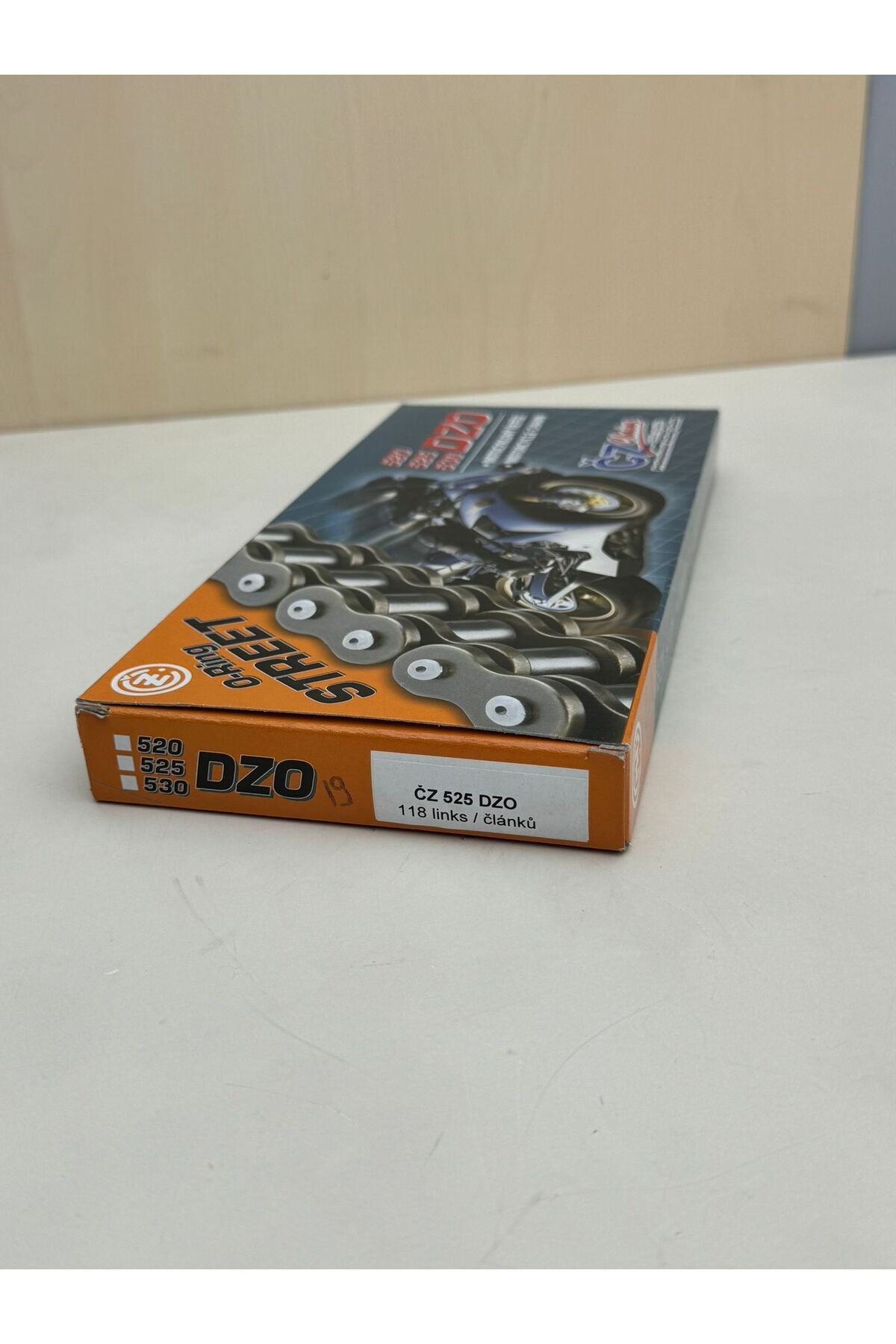 CZ CHAİNS CZ 525 DZO 118 BAKLA GOLD MOTOSİKLET ZİNCİRİ - ORİNGLİ