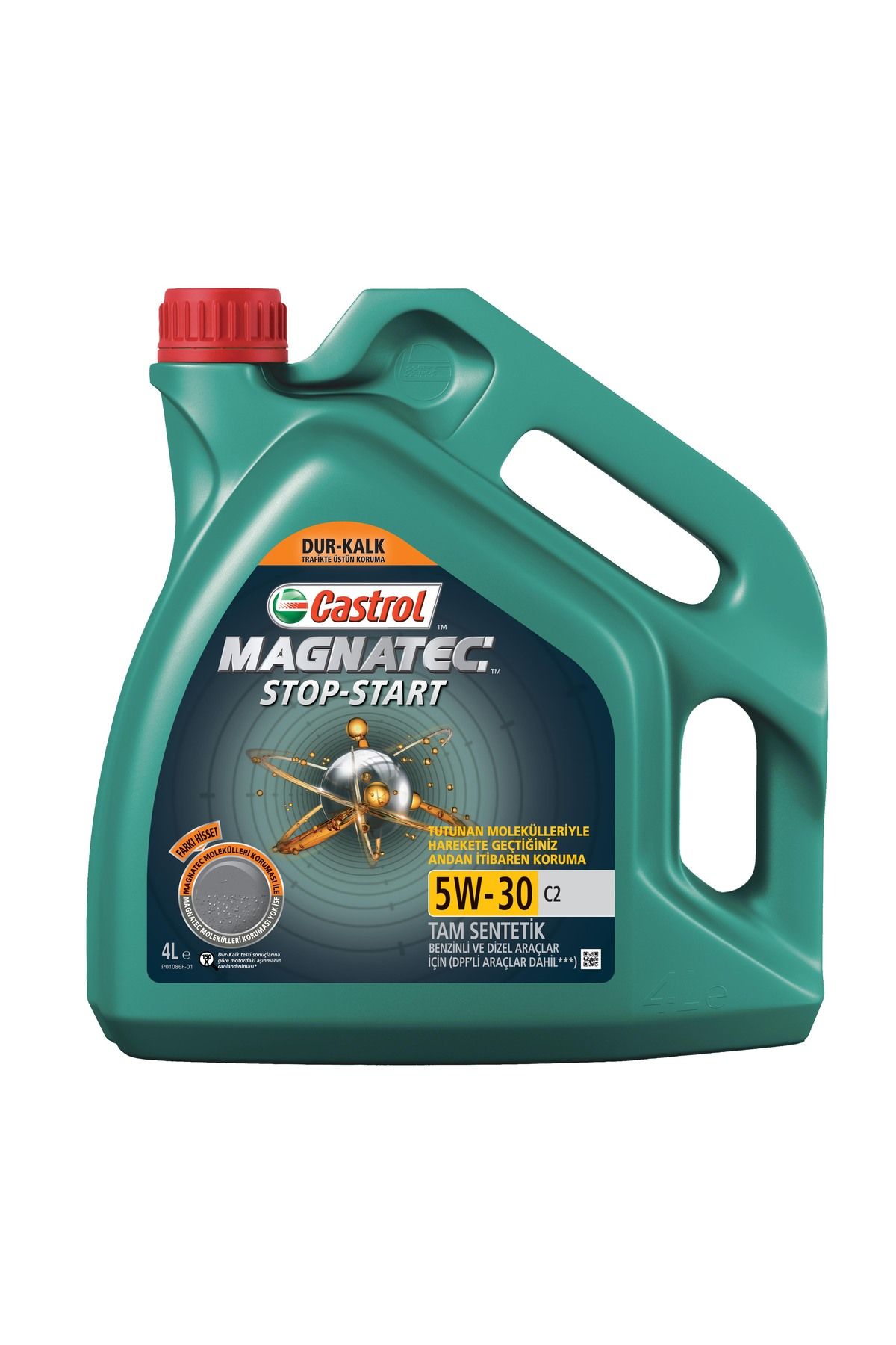 CASTROL Magnatec Stop-start 5w-30 C2 Tam Sentetik Motor Yağı 4 L