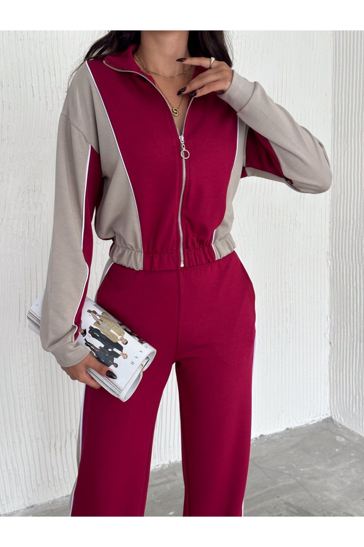 winmoda-طقم بدلة رياضية نسائية - Oys/Women Tracksuit 7