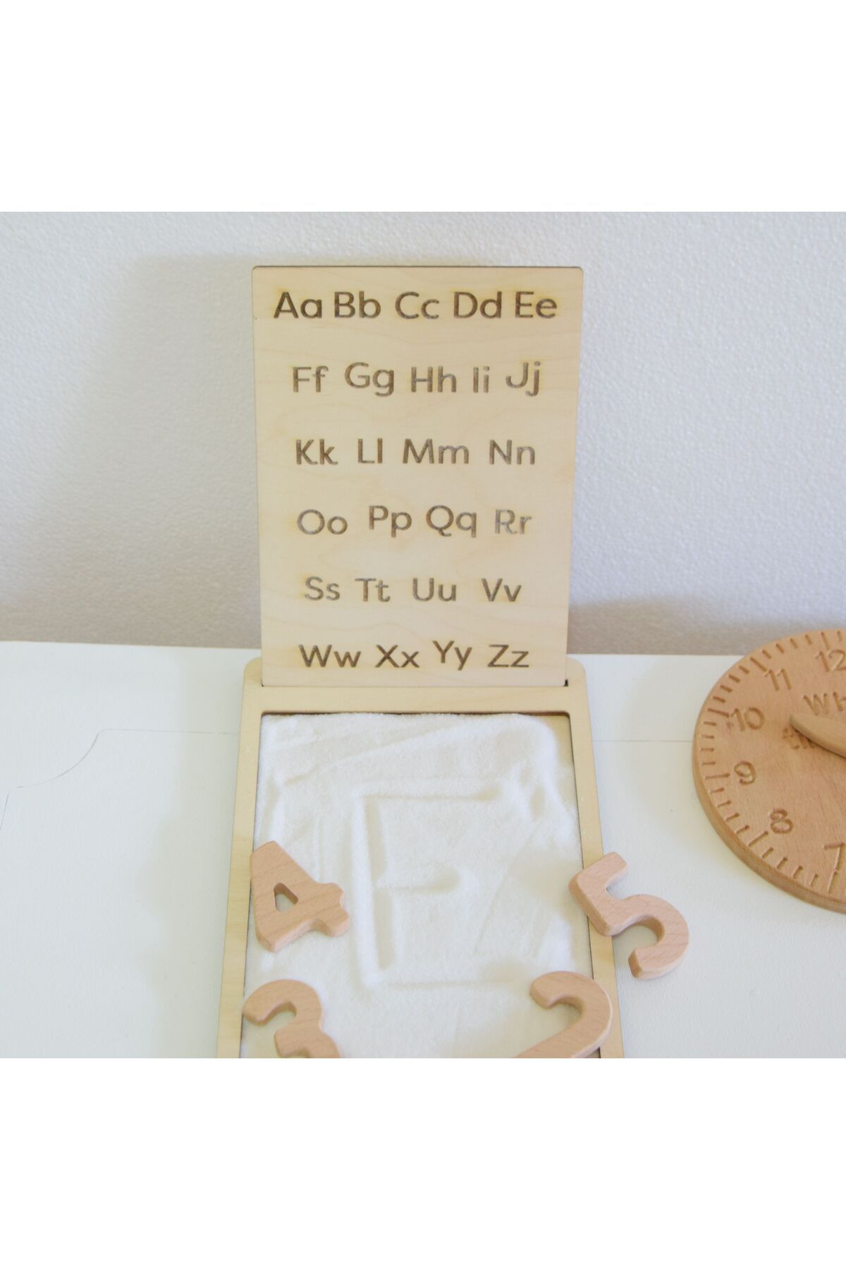 YuBaMar-Wooden Summer Erase Board English Alphabet and Numbers 6