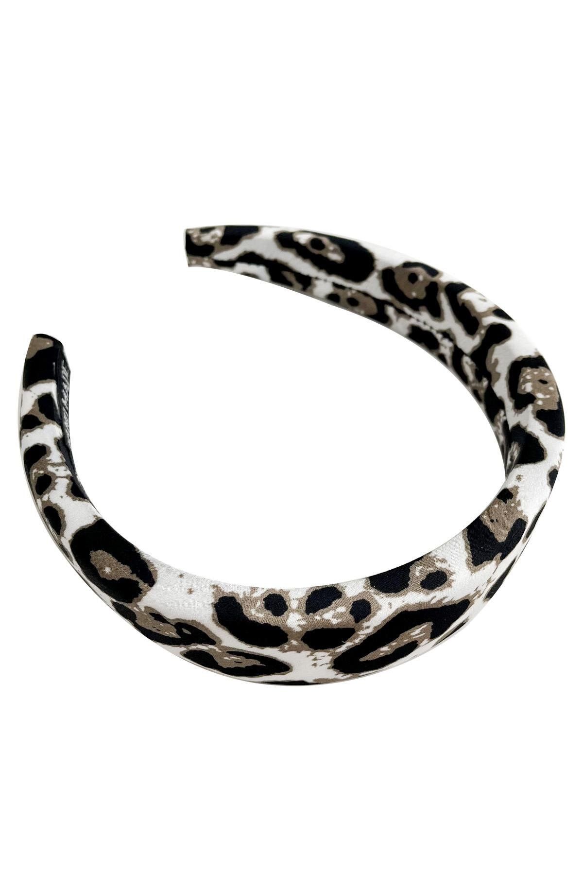 Modex-Handmade Leopard Pattern Sponge Flat Crown (Width:3Cm) 2