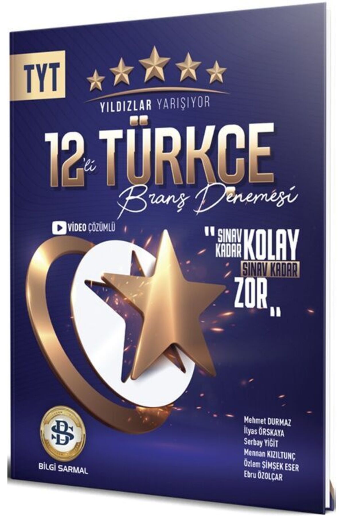 AV YAYINLARI Bilgi Sarmal Yayınları TYT Türkçe 12 li Yıldızlar Yarışıyor Branş Denemesi