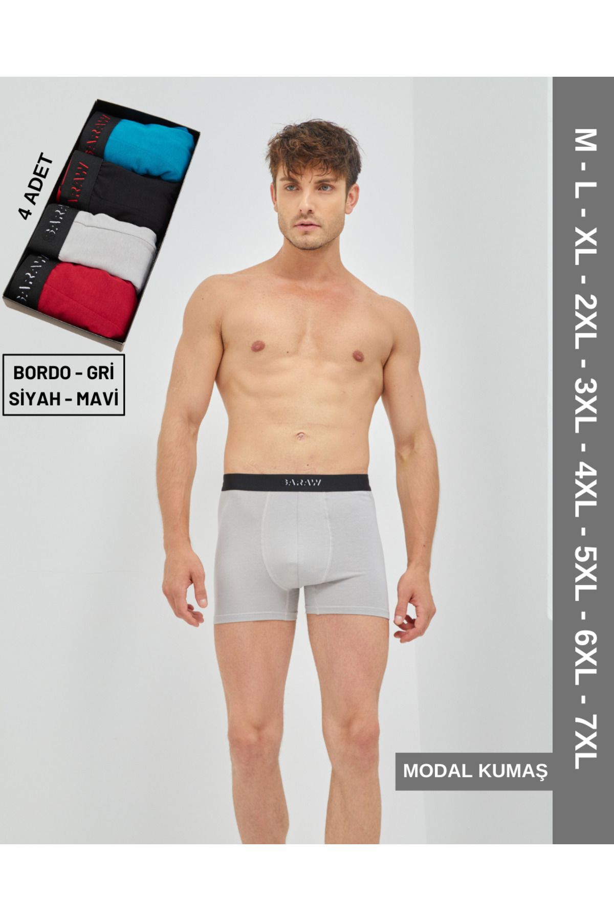 boxer 4 model 7xl corps jusquà 7xl grih bordo mavi