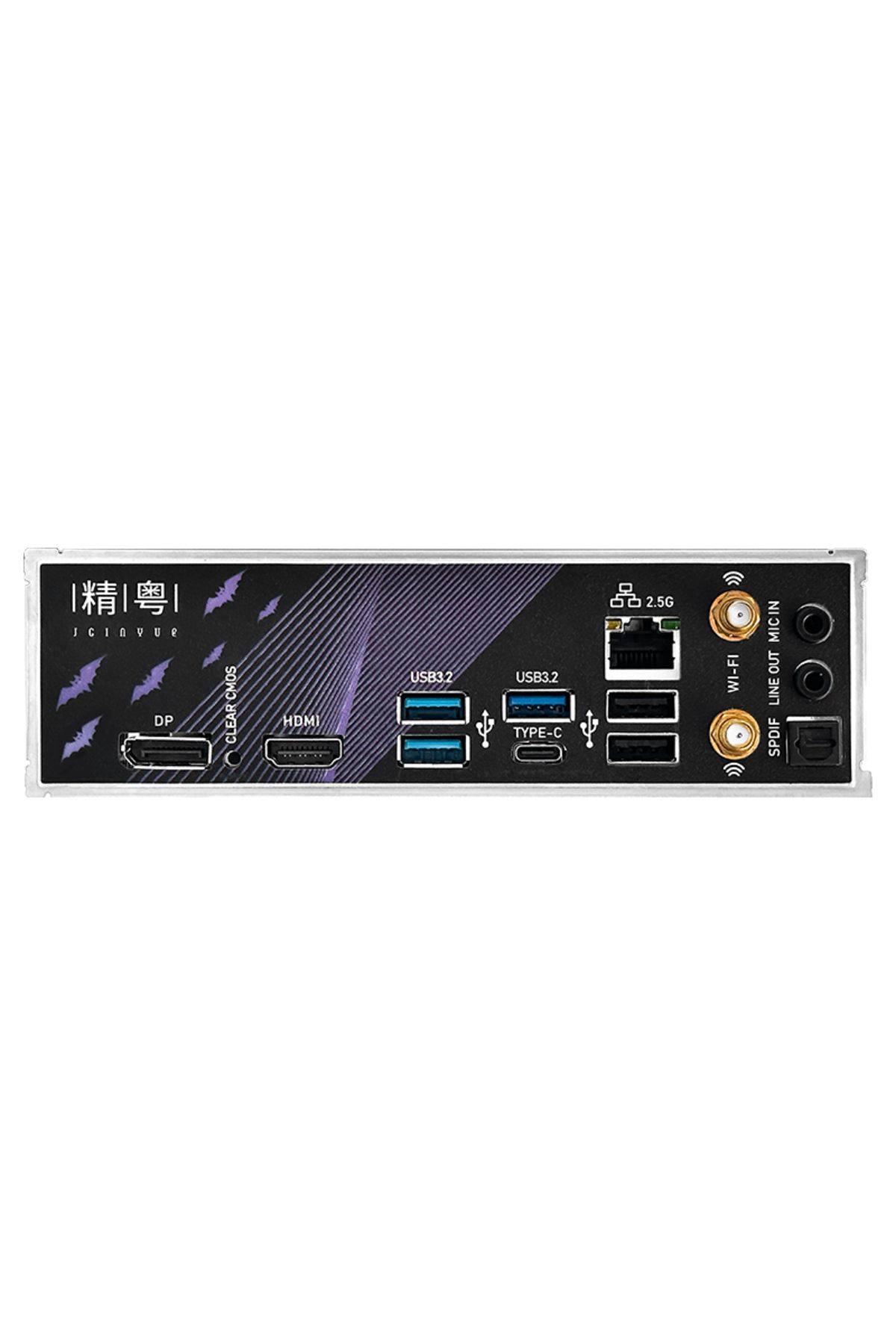 Jginyue-Jginyue B650I Night Devil Amd B650 Chipset Ddr5 7000Mhz (Oc) Am5 Itx Gaming Motherboard 2