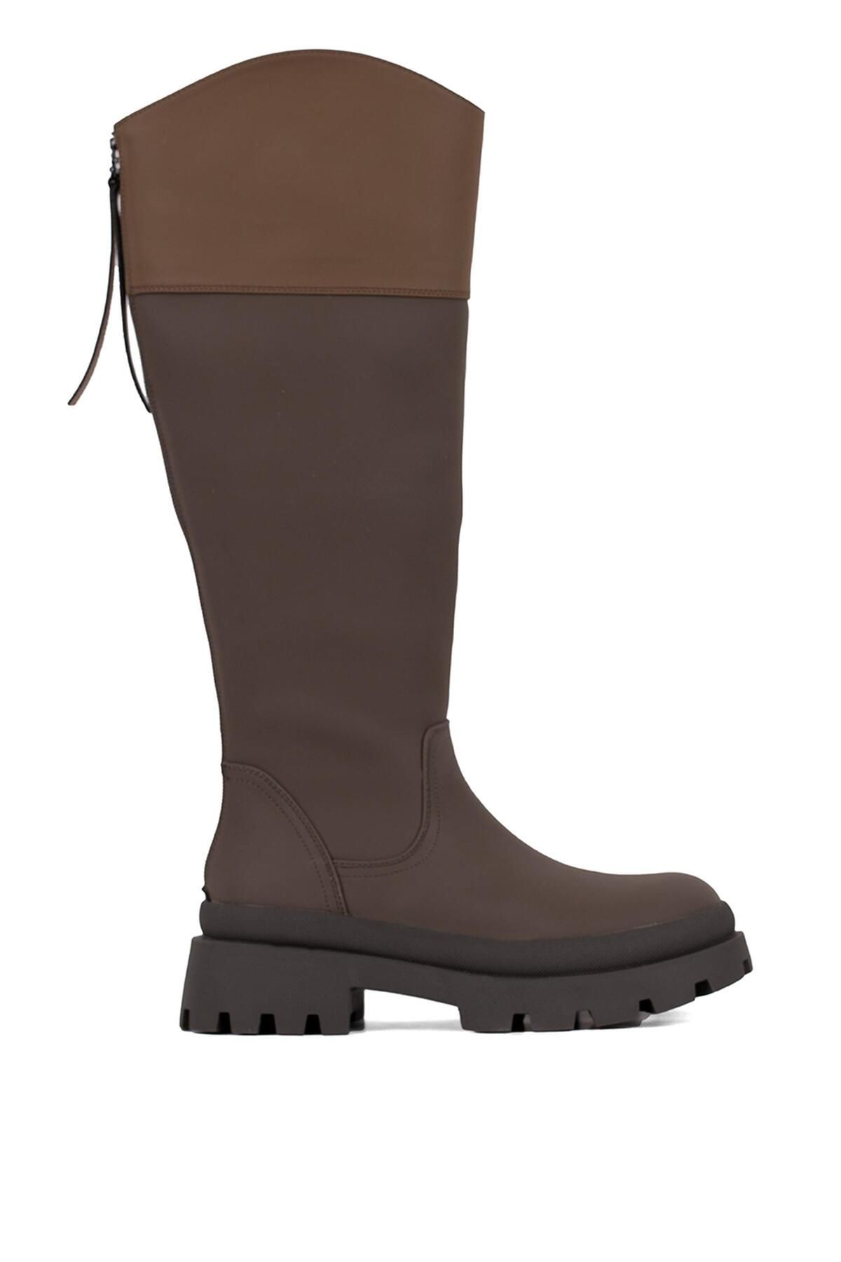 Guja-24K418 Brown Women's Rain Boots 1