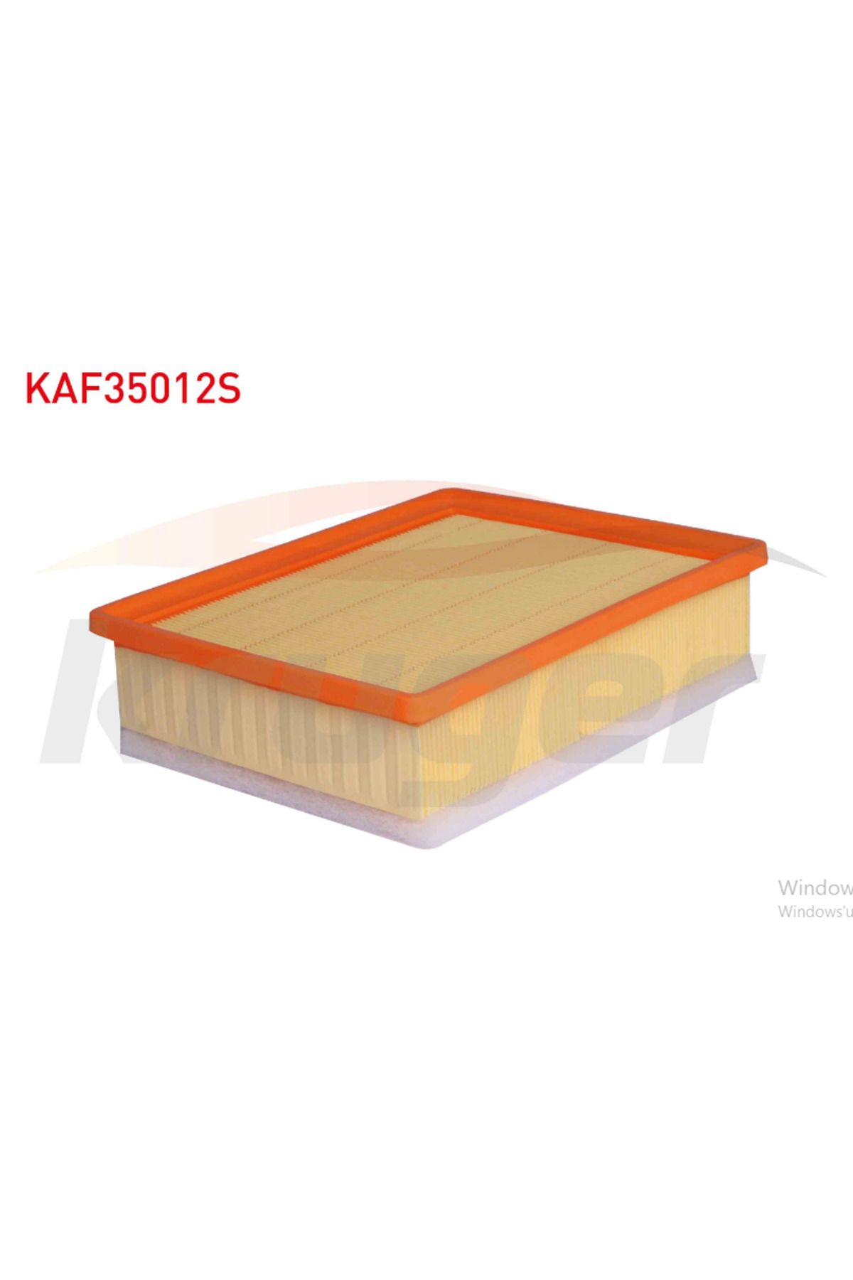 KRUGER-1.6 Dci Air Filter with Sponge for Renault Trafic 3-Iii (Jg_) after 2014 - 165460835 R 1