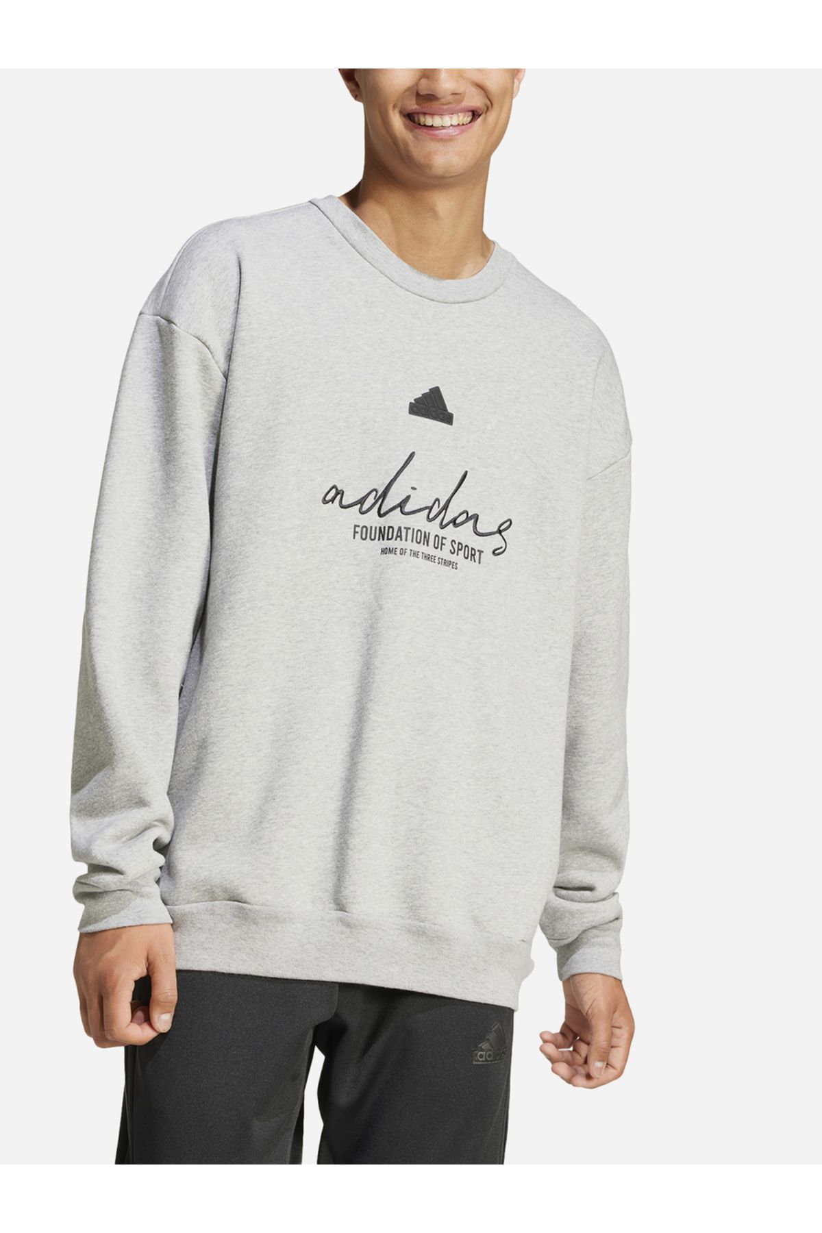 adidas-Graphic Print Dropped Shoulder Sweatshirt 3