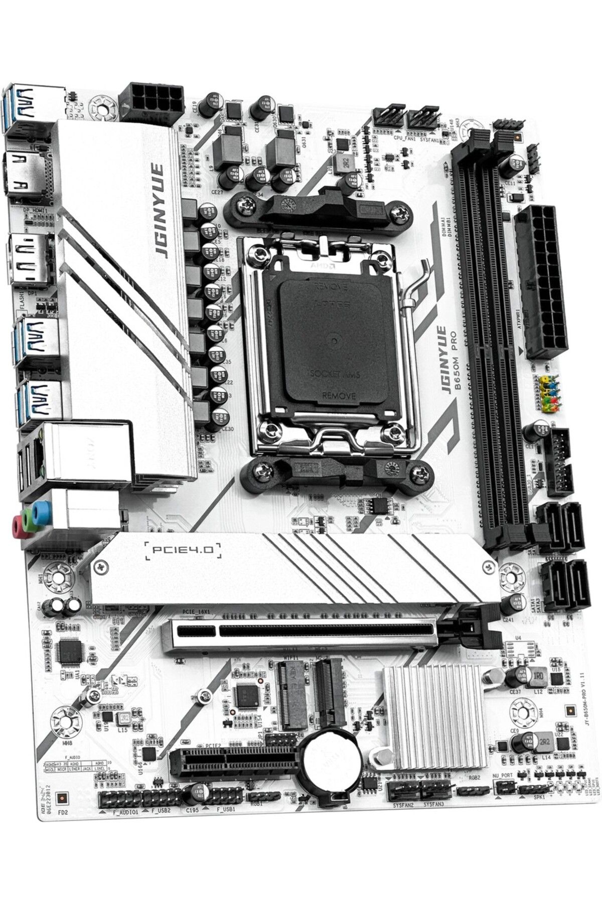 Jginyue-B650M Pro Am5 to Ddr5 Socket, 6800 Mhz (Oc) Hdmi, Wifi, Matx Gaming Motherboard 1