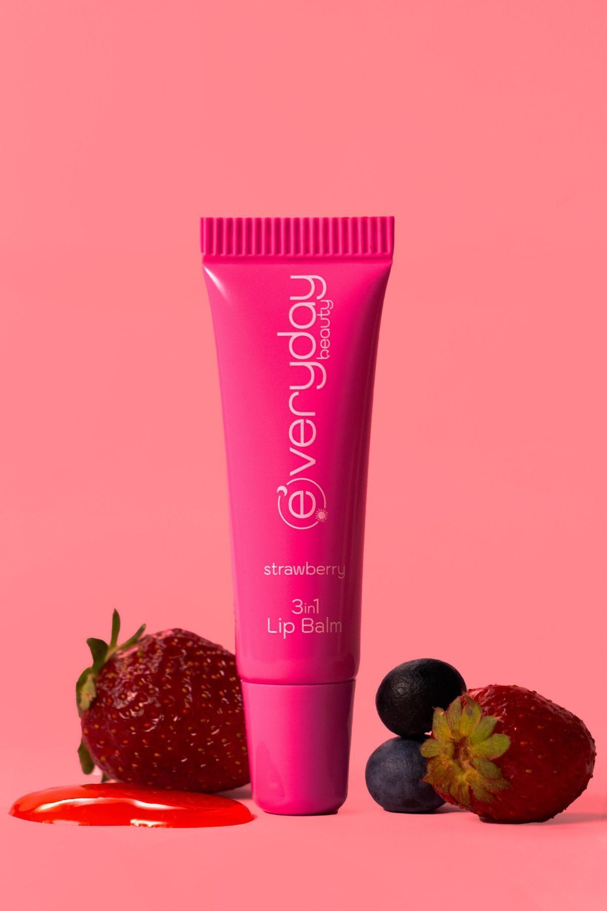 Everyday Beauty-Strawberry 3 in 1 - Lip Balm*24 Animal Watch 4