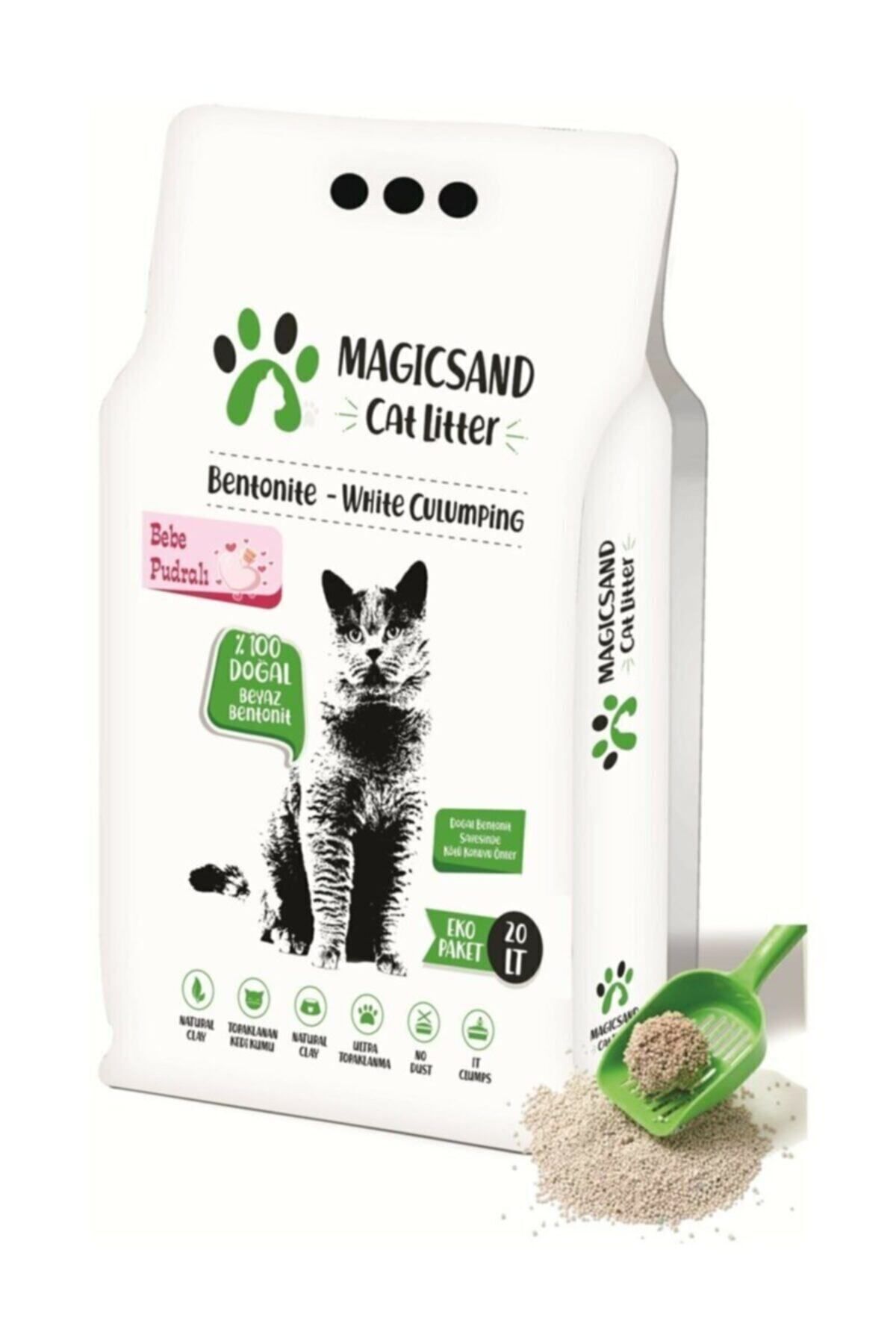 magicsand Cat Litter Bebe Pudralı Kedi Kumu Ince Taneli 20 Lt.