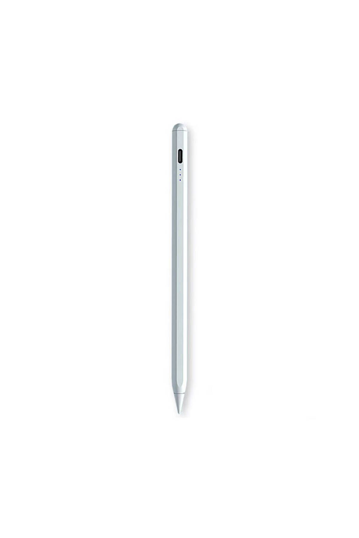 noktaks Tablet Dokunmatik Ekran Kalemi Pencil 16 Active Stylus iPad Tablet Kalemi - Beyaz