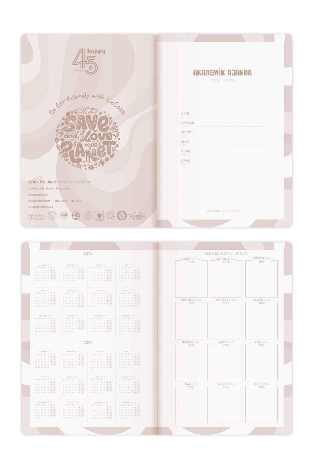 Le Color-مجلة الكتان الأكاديمية - طبعة محدودة 17x24 غلاف فني 24/25 خط 3