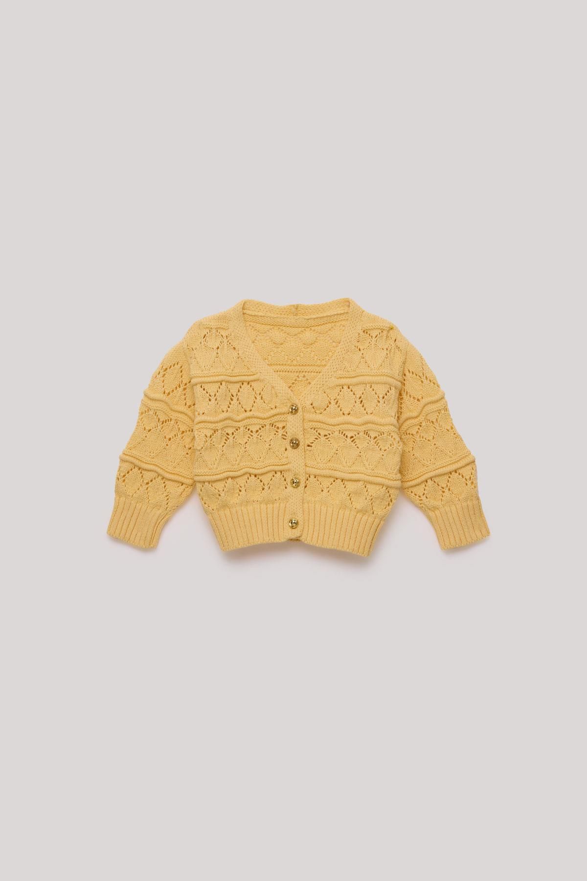 GB Baby-Bg Store Baby Girl Yellow Cardigan 1