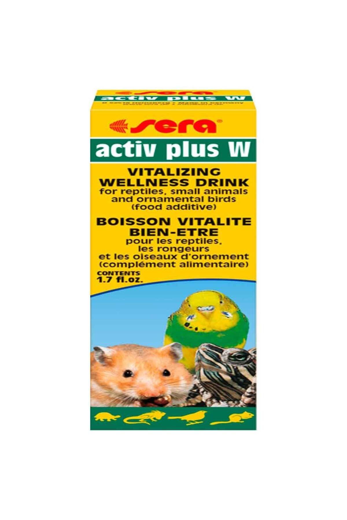 SERA Activ Plus W Kuşlar Için Vitamin 50 ml