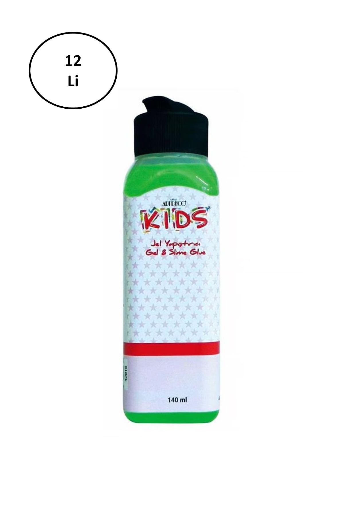 Kapamarka Artdeco Yeşil Jel ve Slime Yapıştırıcı 140 ml 12'li