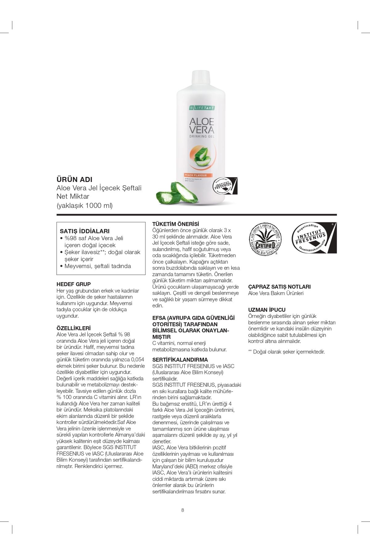 LR-Aloe Vera Gel - Peach Drink Set of 3 4