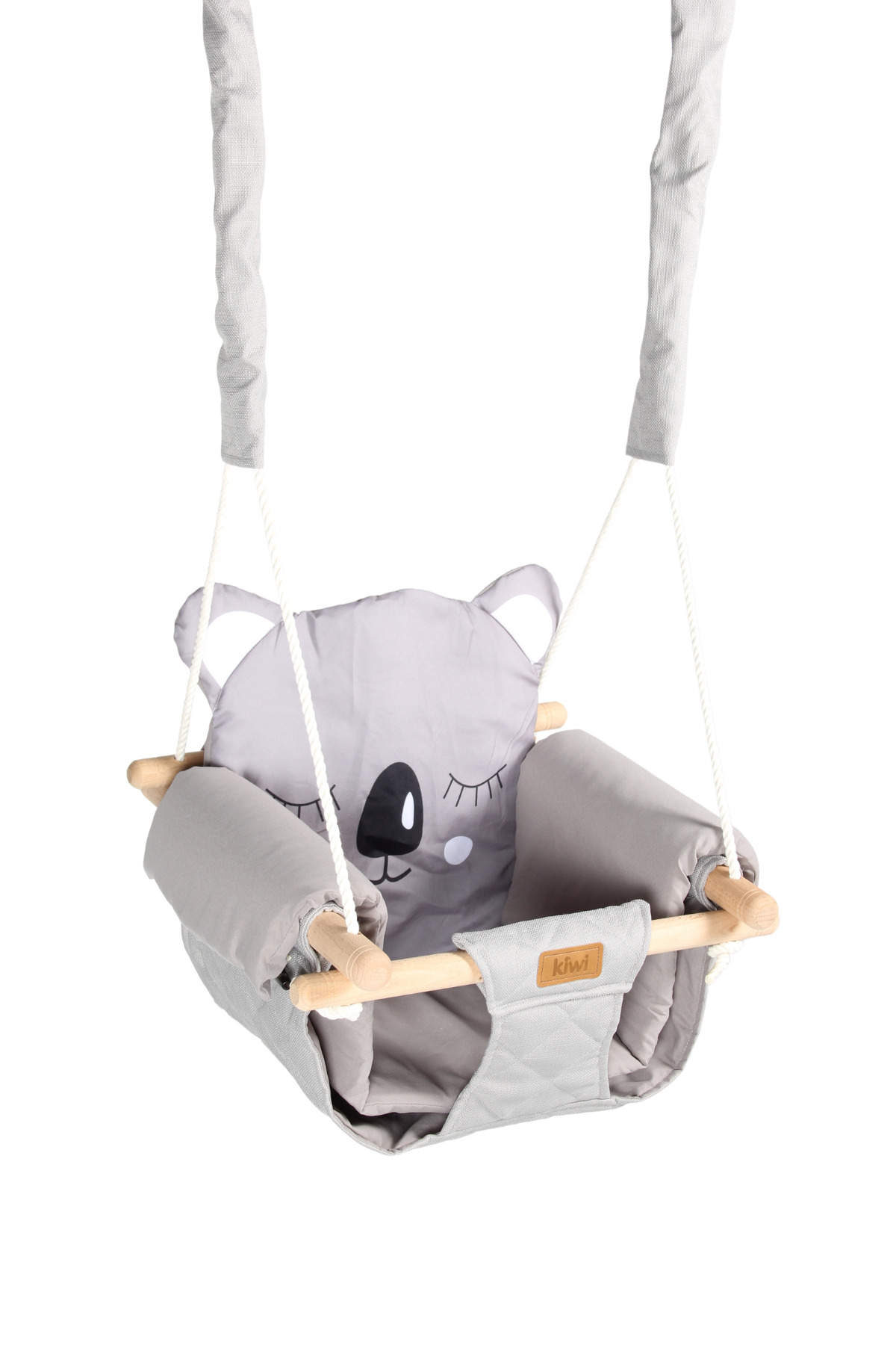 Kiwi Figürlü Ahşap Salıncak, Minderli, Bebek Salıncak, Ev Tipi Salıncak, Bahçe Çocuk Salıncak fotoğrafı 2 (önizleme)