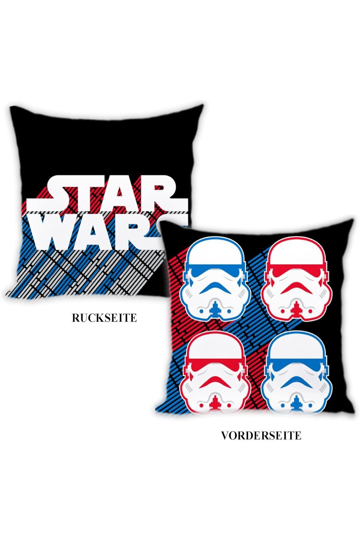 Disney Collection-Star Wars & Stormtrooper - Dekokissen Mit Füllung Und Reißverschluss - 40x40 Cm 3