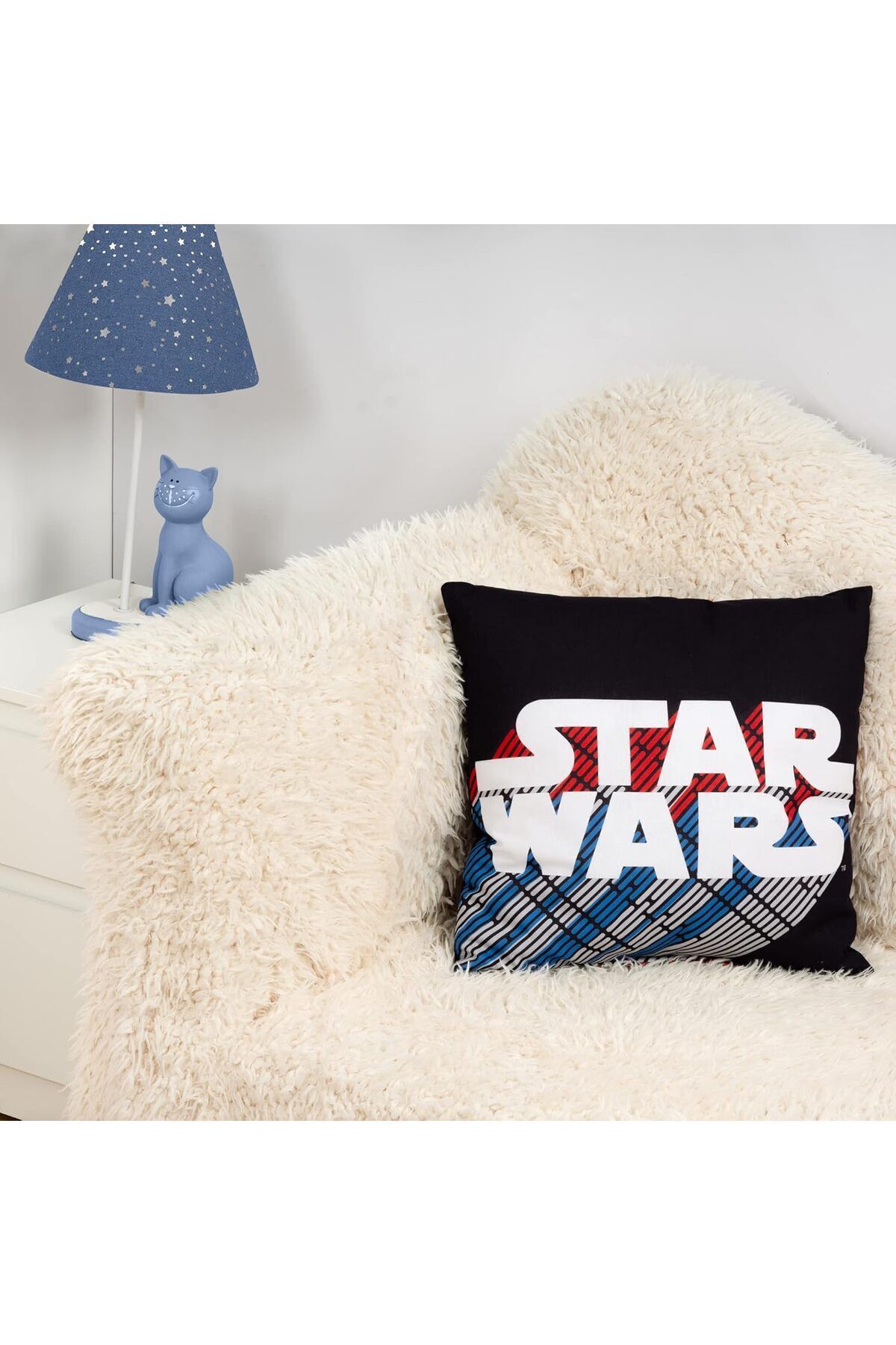 Disney Collection-Star Wars & Stormtrooper - Dekokissen Mit Füllung Und Reißverschluss - 40x40 Cm 5