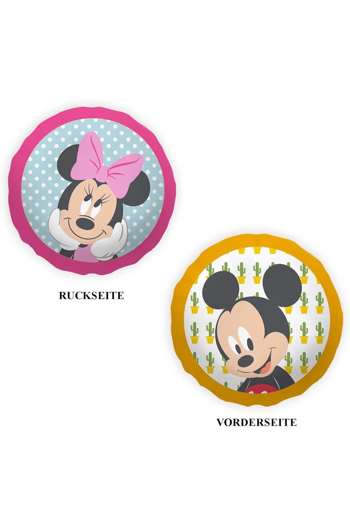 Disney Collection-Mickey Mouse - Dekokissen Mit Füllung Und Reißverschluss - 40x40 Cm 3