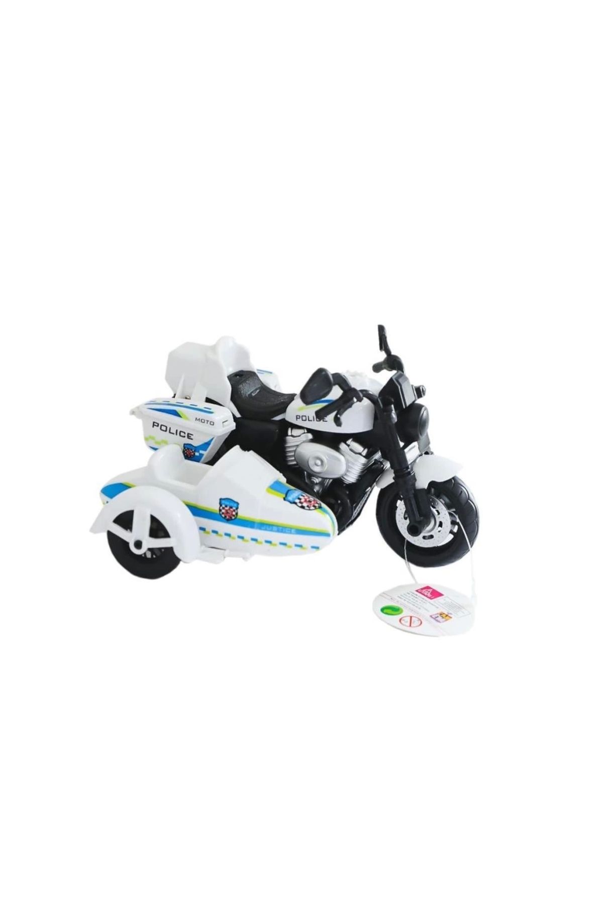 Basic Fun Çocuk 600-162 Sürtmeli Motorsiklet -Canem Oyuncak