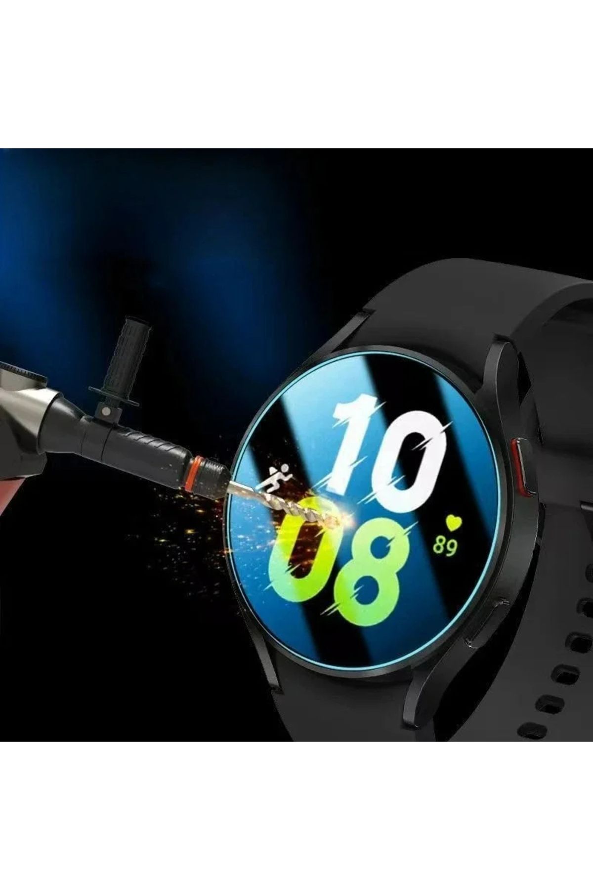 إم إم بي شوب-واقي شاشة من الزجاج المقوى مع جهاز سهل التركيب متوافق مع ساعة Samsung Galaxy Watch 5 مقاس 40 مم 6