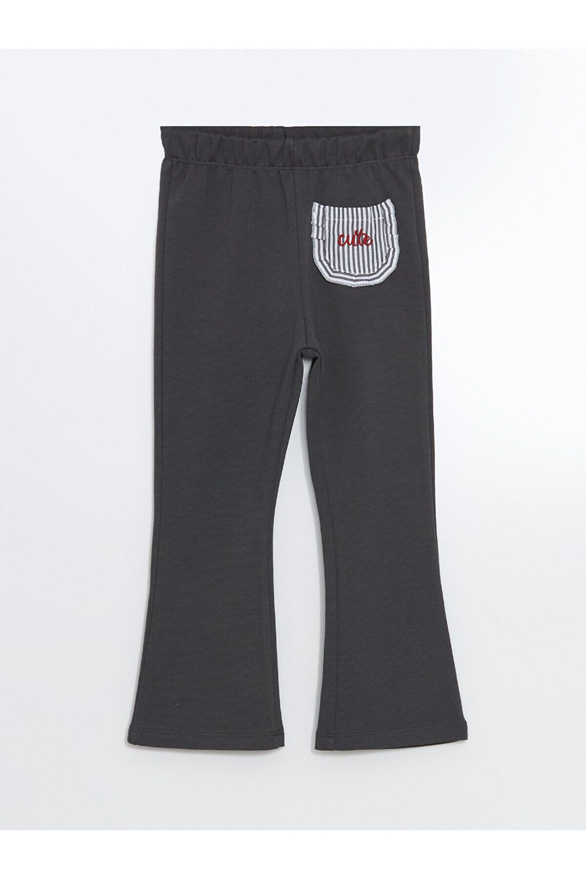 LC Waikiki Lcwk Legginsy Dziewczęce Z Rozkloszowanymi Nogawkami I Elastyczną Talią Kobieta - 9-12 miesięcy