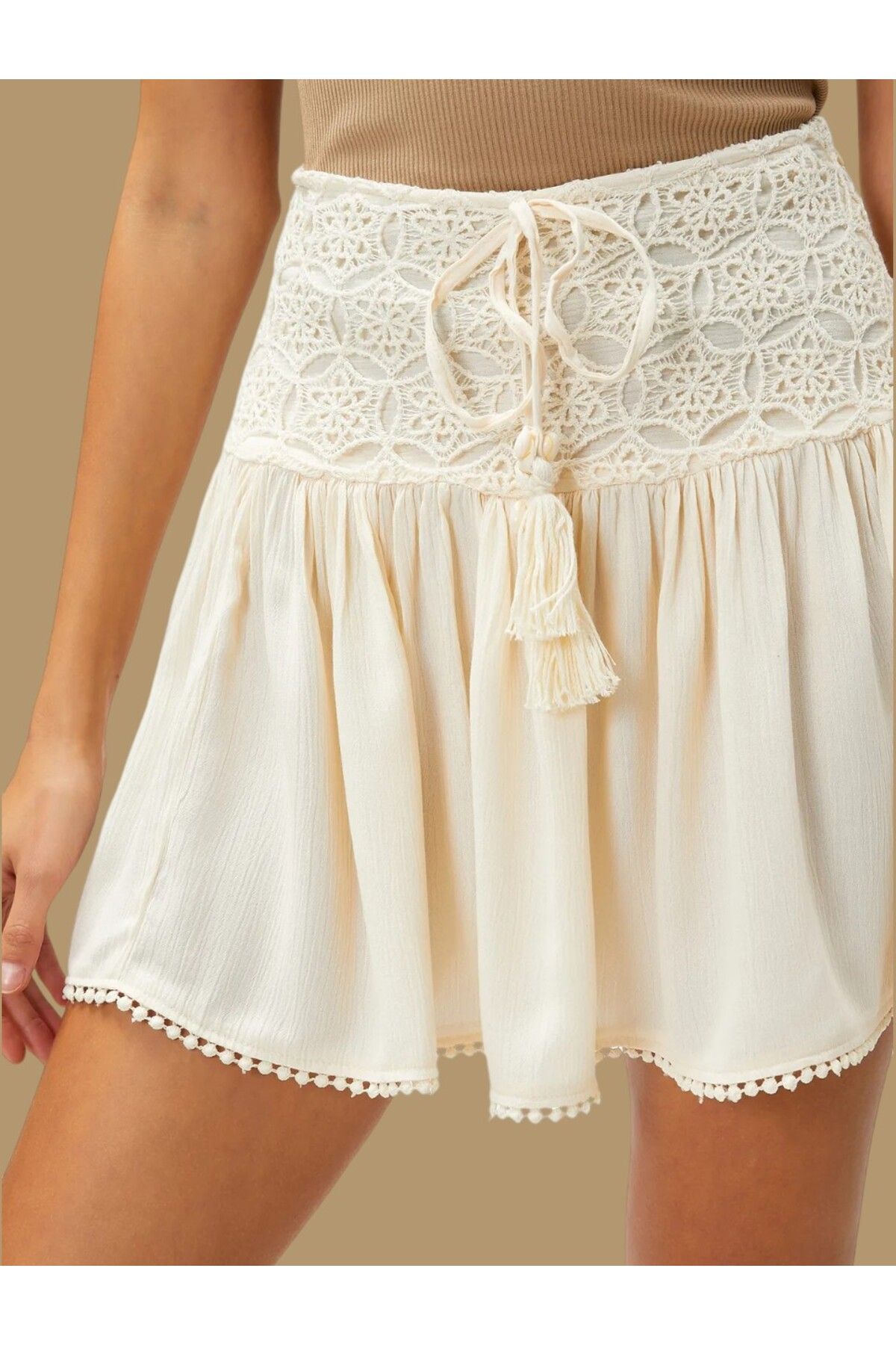 Flow-Mi̇sseale Crochet High Waist Cotton 5
