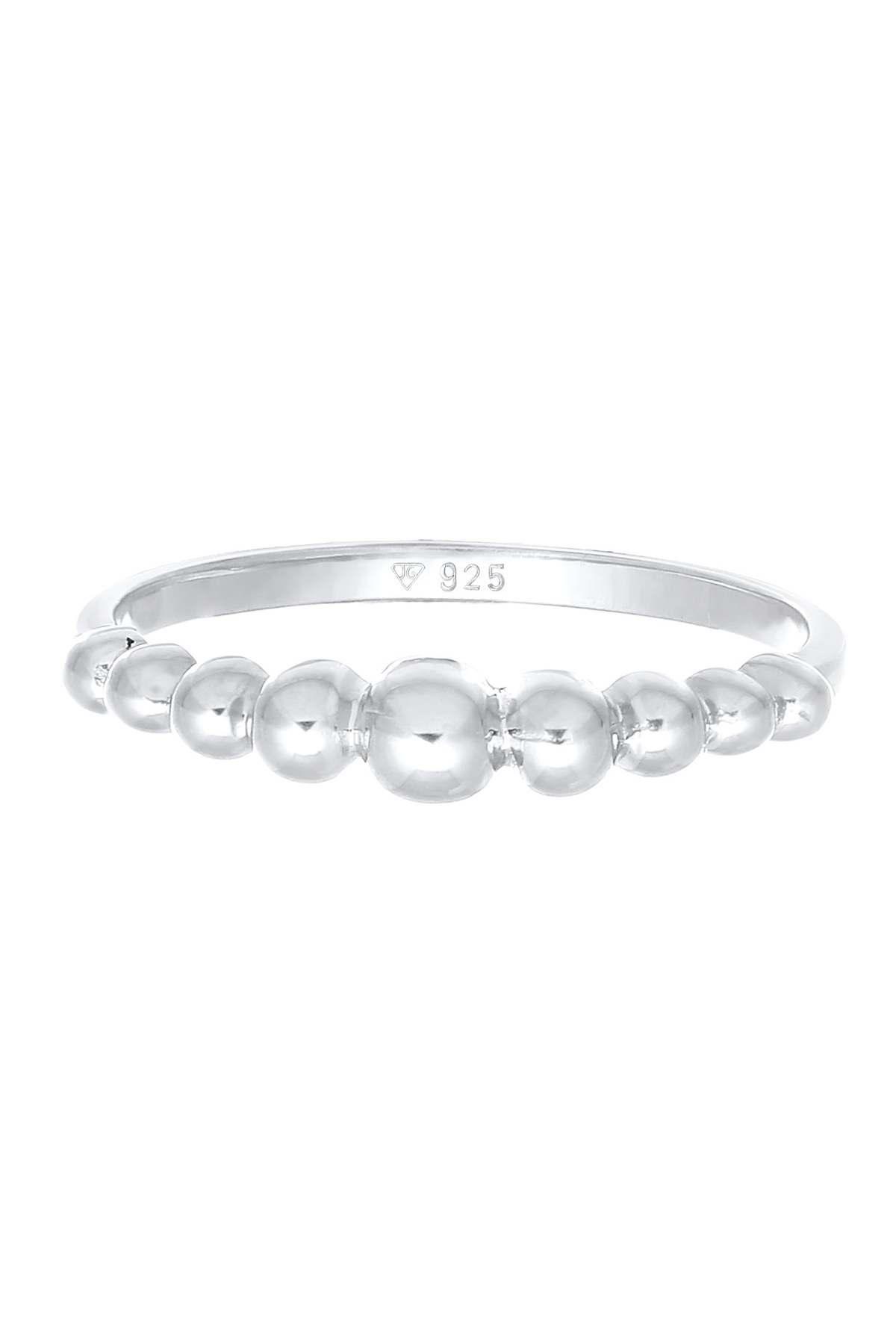ELLI-Ring Damen Stapelring Kugel Punkte Optik Blogger Trend in 925 Sterling Silber 2