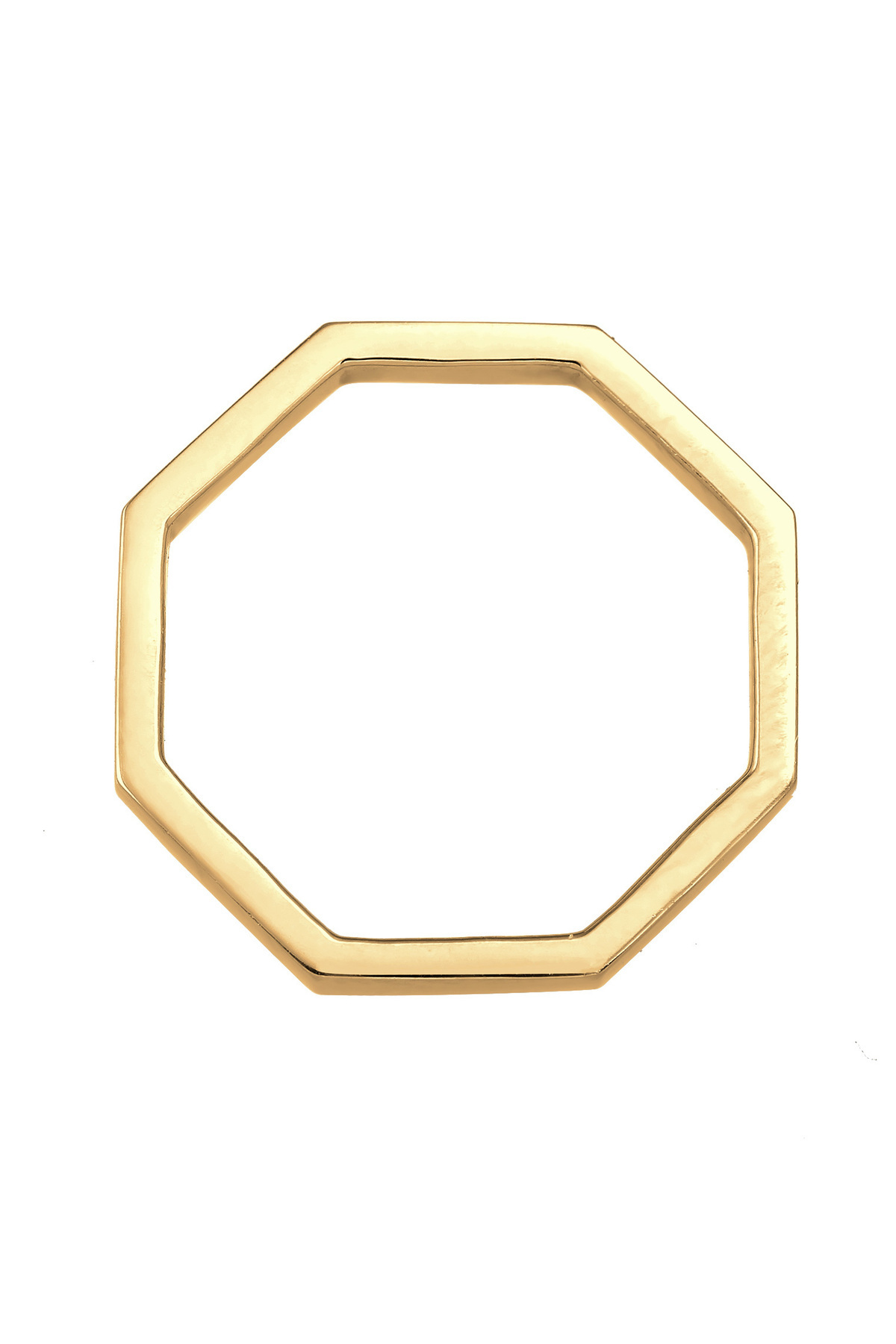 ELLI-Inel de damă cu aspect octogonal roz, din argint 925, cu aspect geometric 3