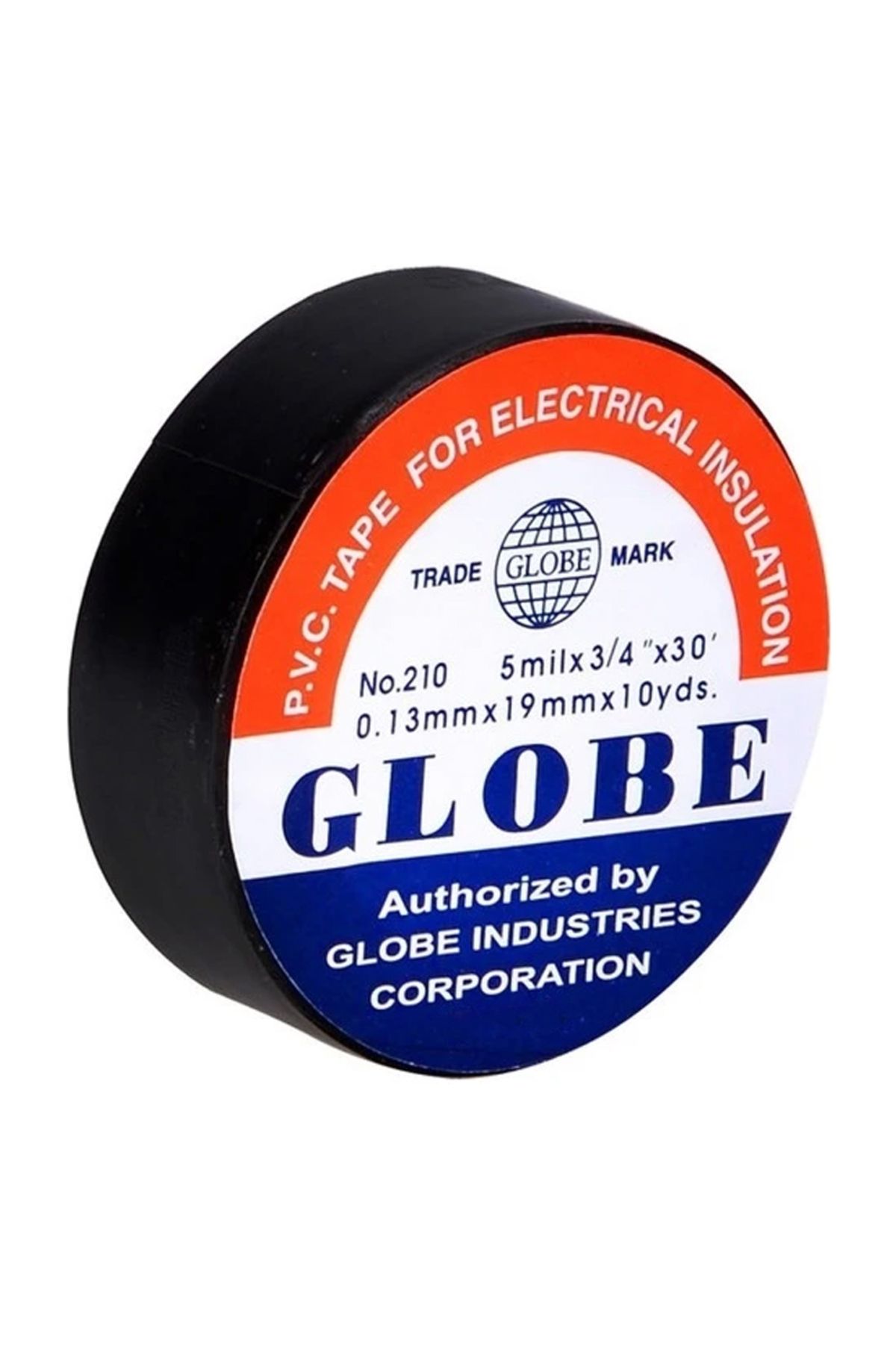 ChenSea GLOBE İZOLE BANT SİYAH 10LUK 0.13MMX19MM (4767) - KFK3032-4920