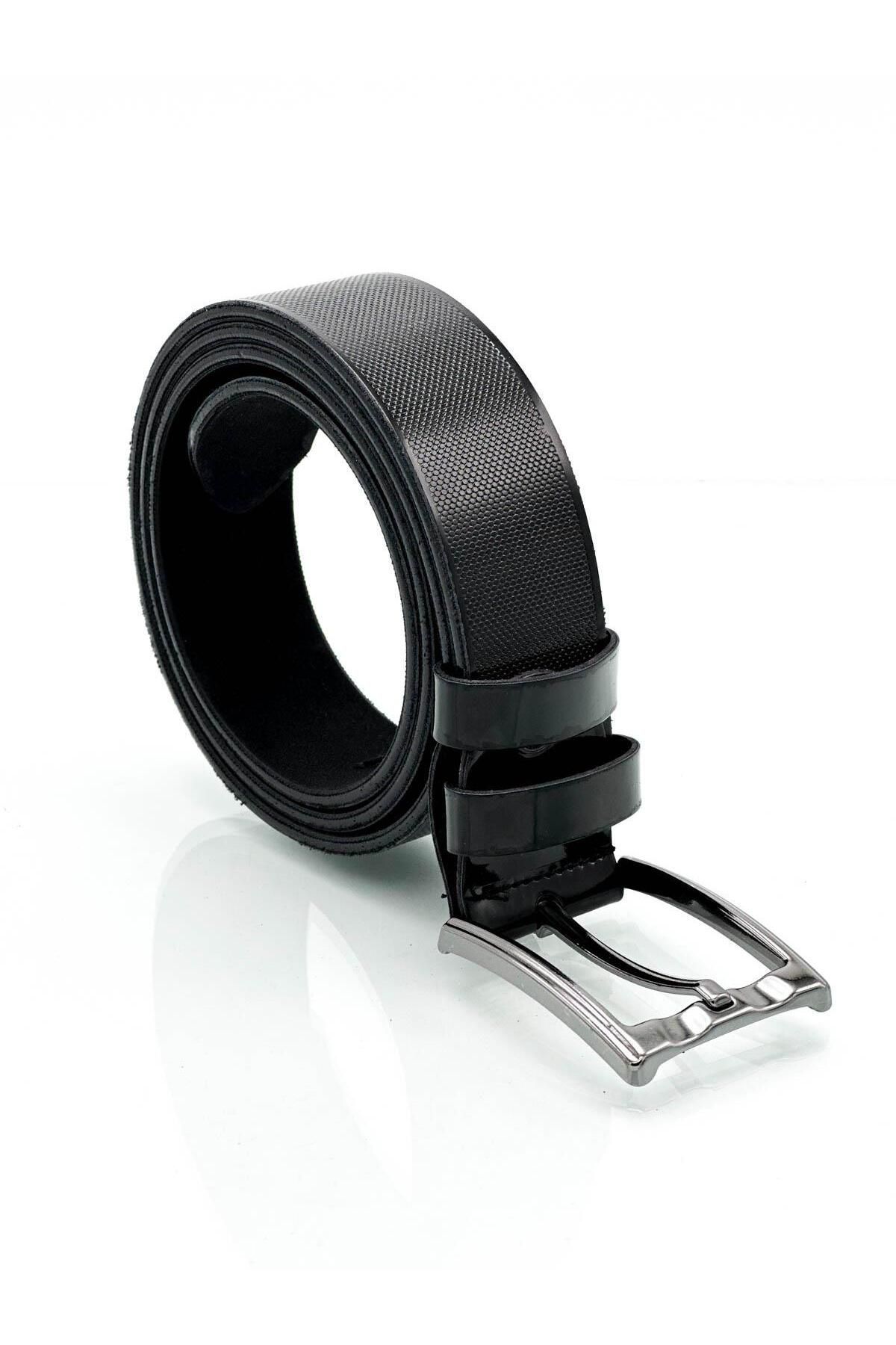 sermoda-Men's Fabric Belt 5 - 33 mm Quality Faux Leather 2