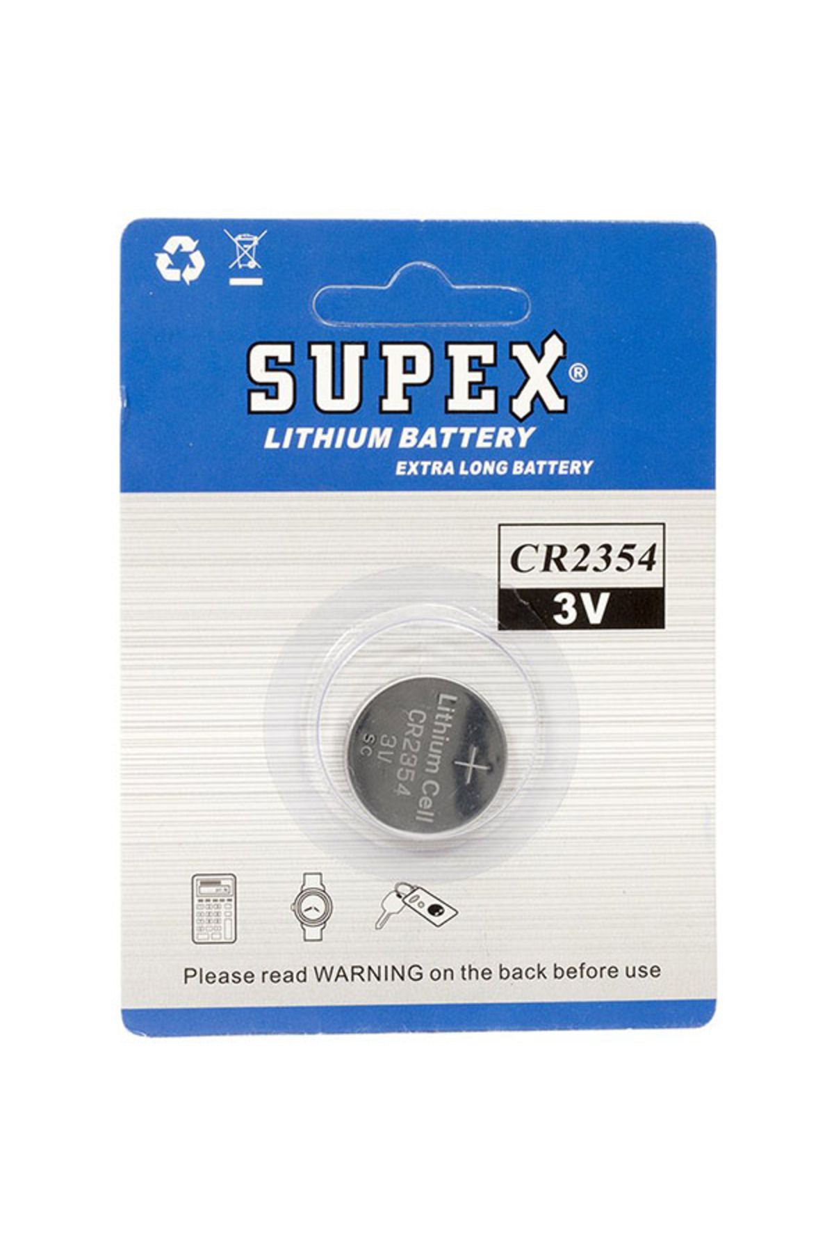 Supex CR2354 3 VOLT LİTYUM PİL (TEKLİ)