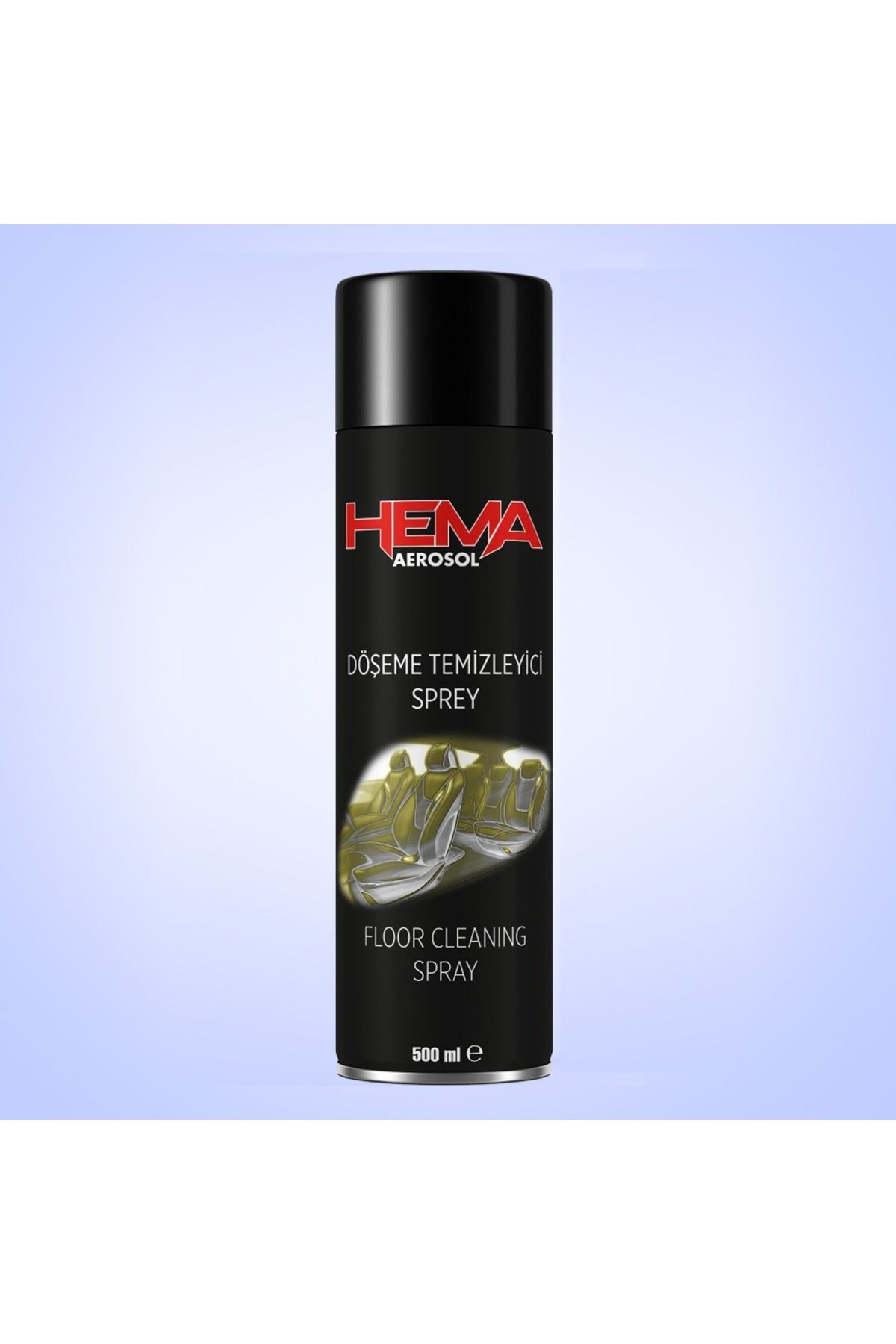 HEMA Döşeme Temizleyici Sprey - 500 ml, Araç Koltuk ve Döşemeleri İçin Etkili Temizlik Çözümü