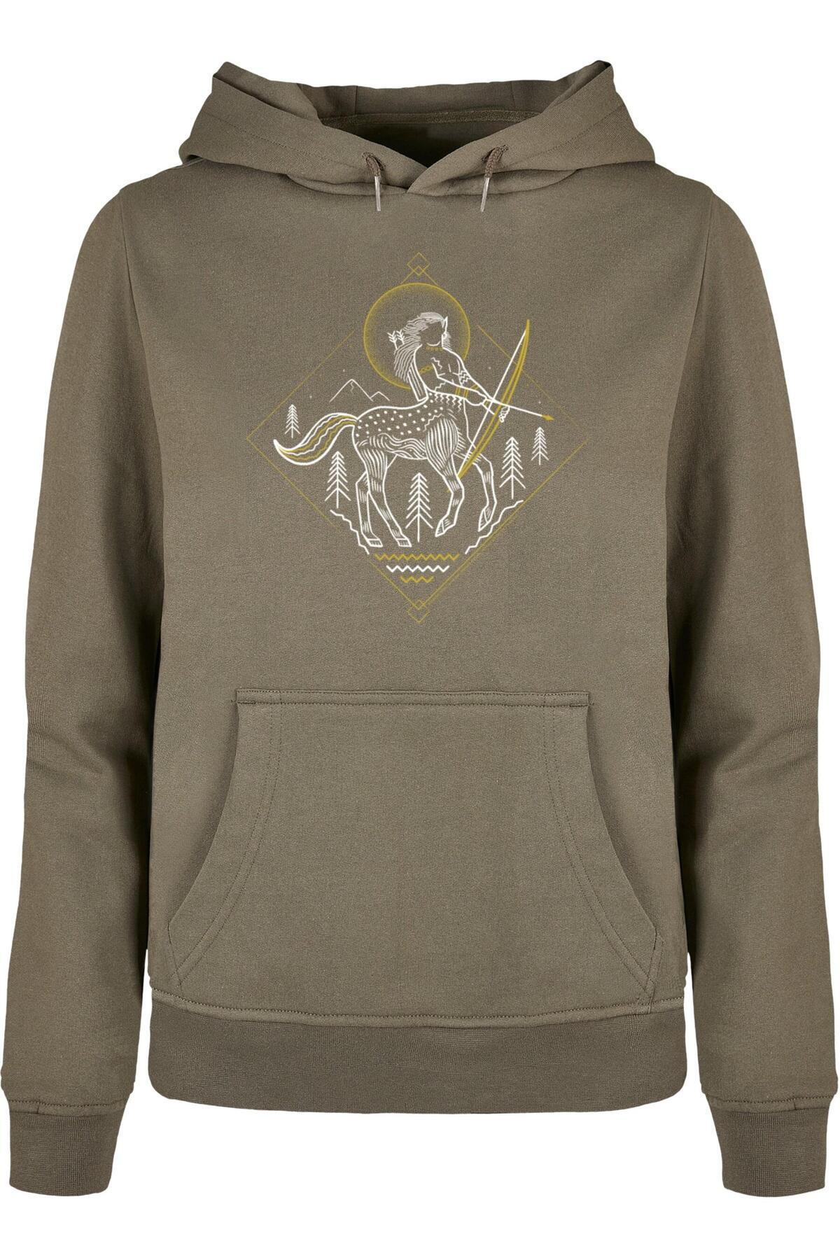 ABSOLUTE CULT-Ladies Harry Potter - Centaur Line Art Basic Hoody 1