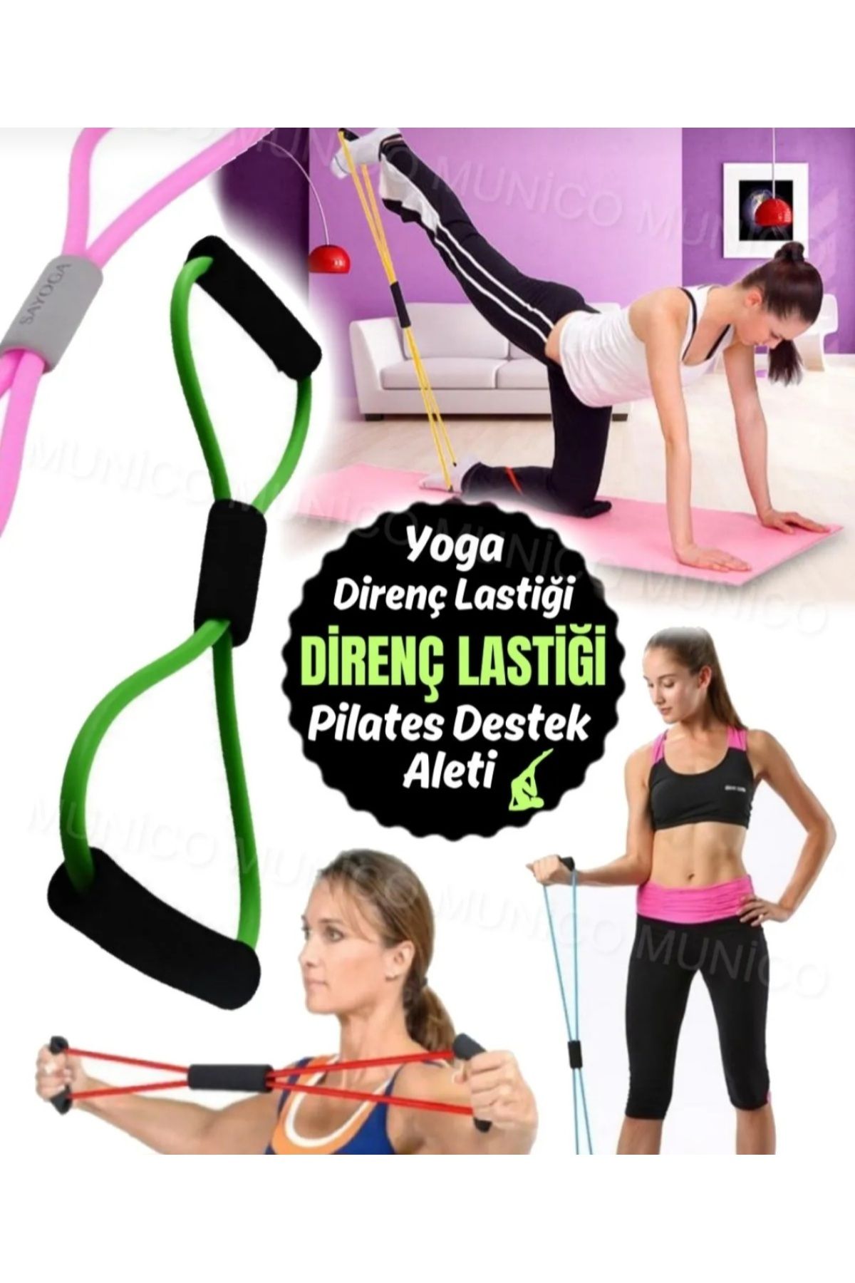 inci paketi Yoga direnç lastiği