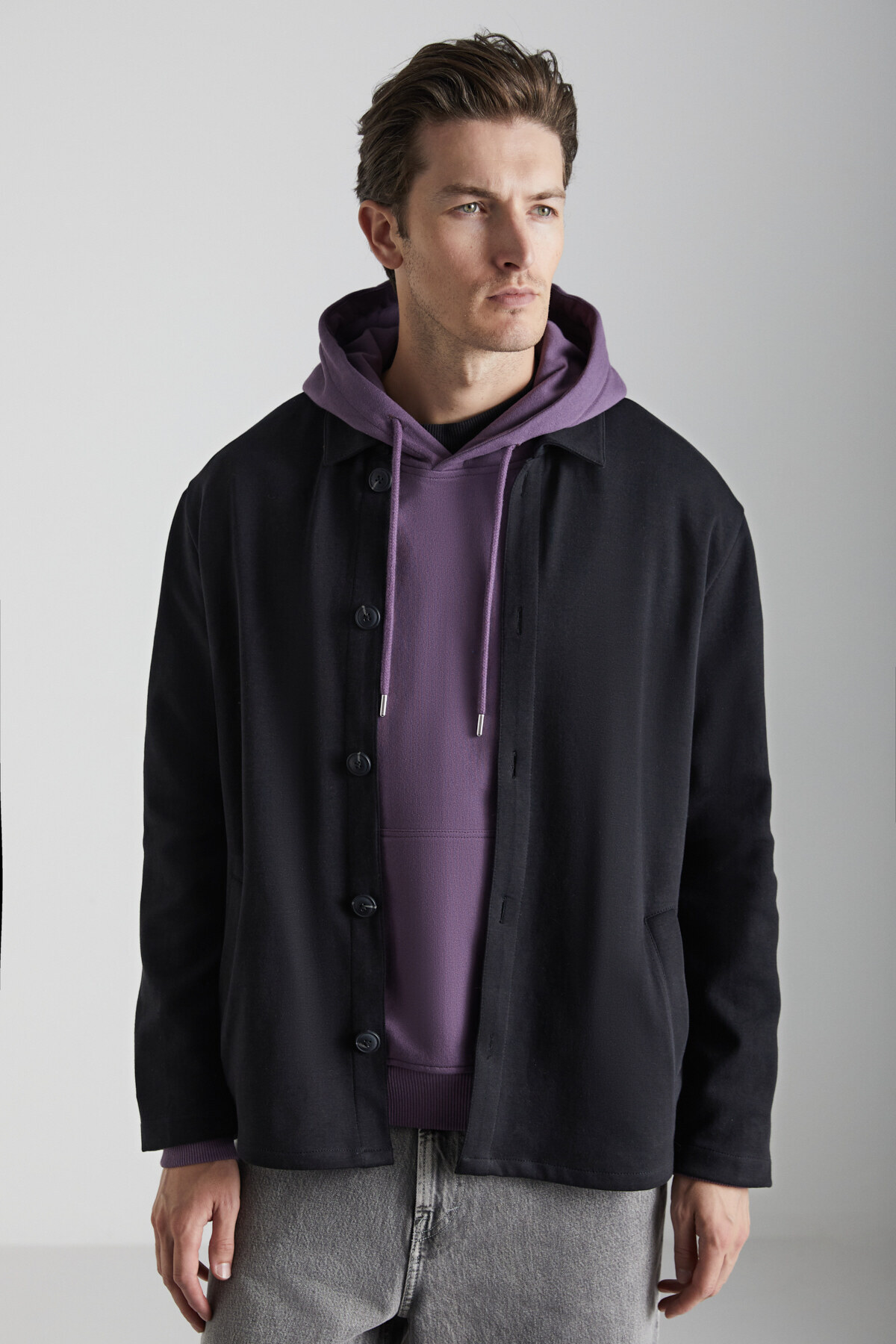 GRIMELANGE  CALIANTE Erkek Regular Siyah Ceket - Görsel 3