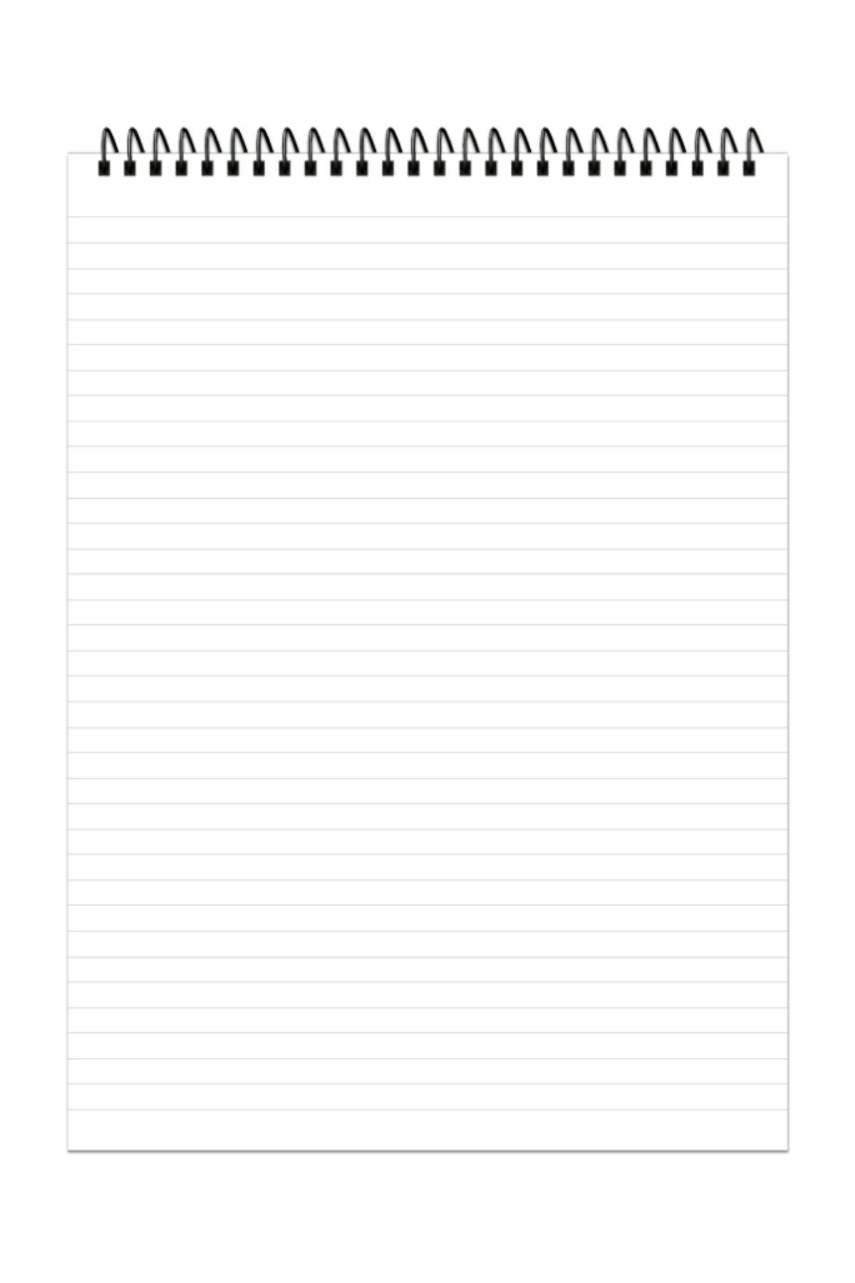 Le Color-Manilla Office Memo Pad A4 Striped Red 2