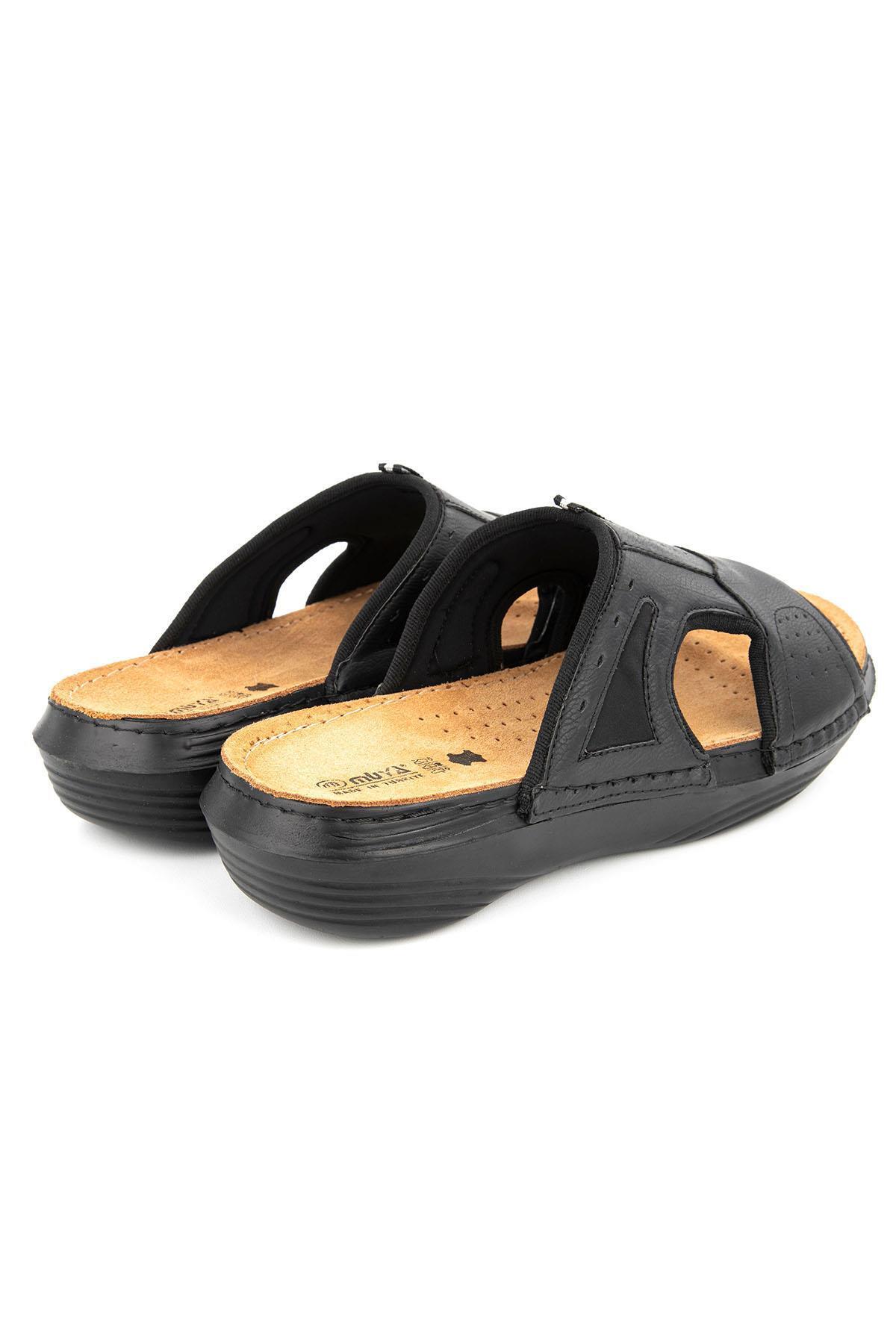 Muya-Parabolic Anatomical Sole Heel Spur Four Seasons Men's Slippers 5