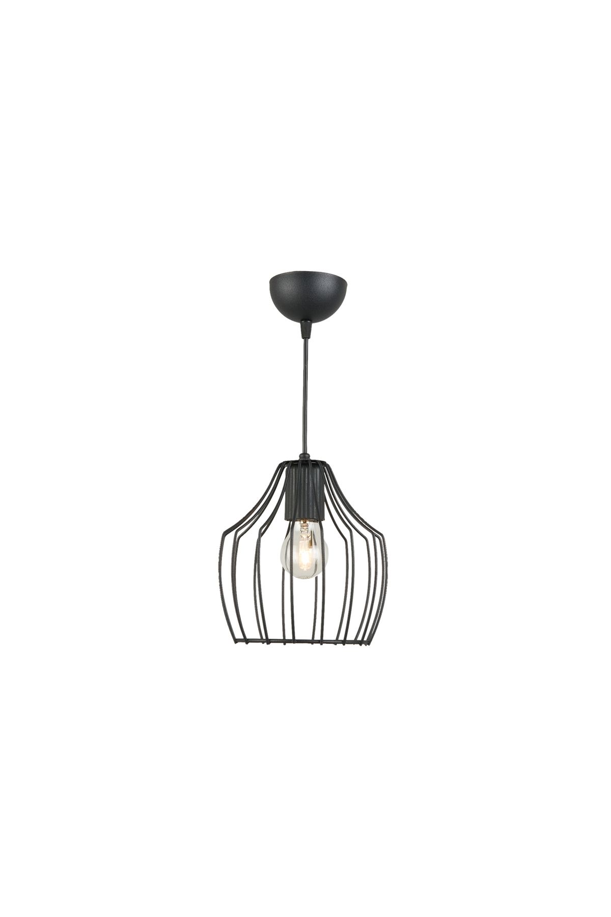 NisaLuce Nisa Luce Burgaz Modern Tekli Avize - Siyah - 65x20x20 cm