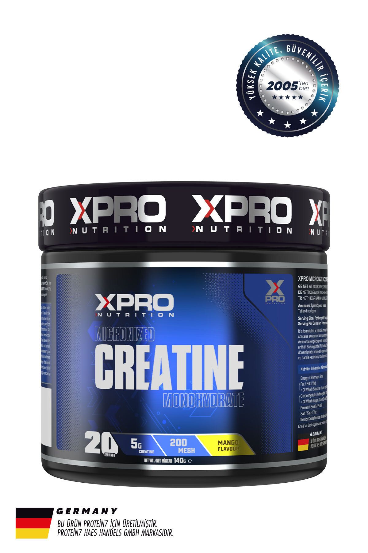 Xpro Nutrition Xpro Creatine Monohydrate 140gr - Mango Aromalı Kreatin