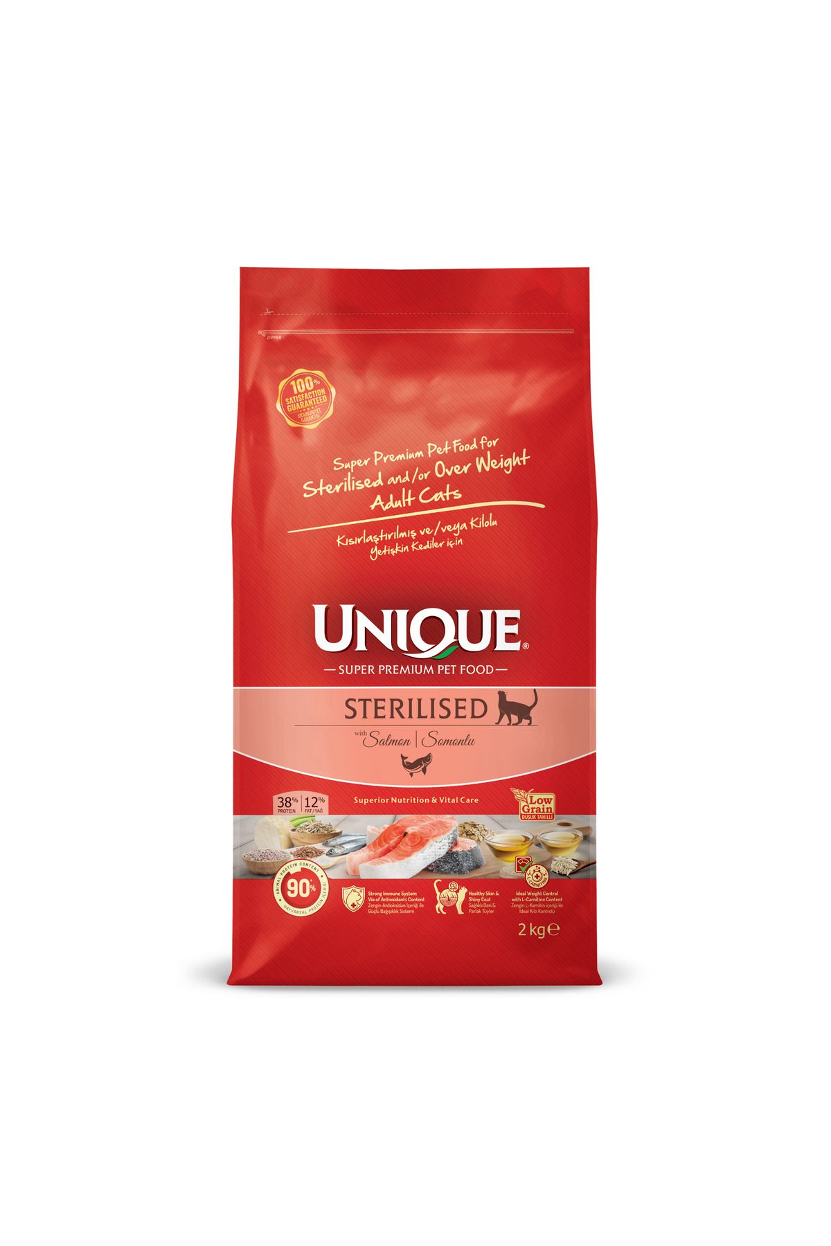 Somonlu Kısırlaştırılımış Yetişkin Kedi 2 Kg