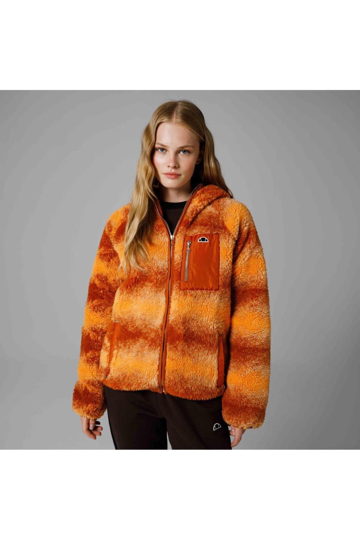 Ellesse Fermuarlı Kapüşonlu Kadın Mont EF162-ORD