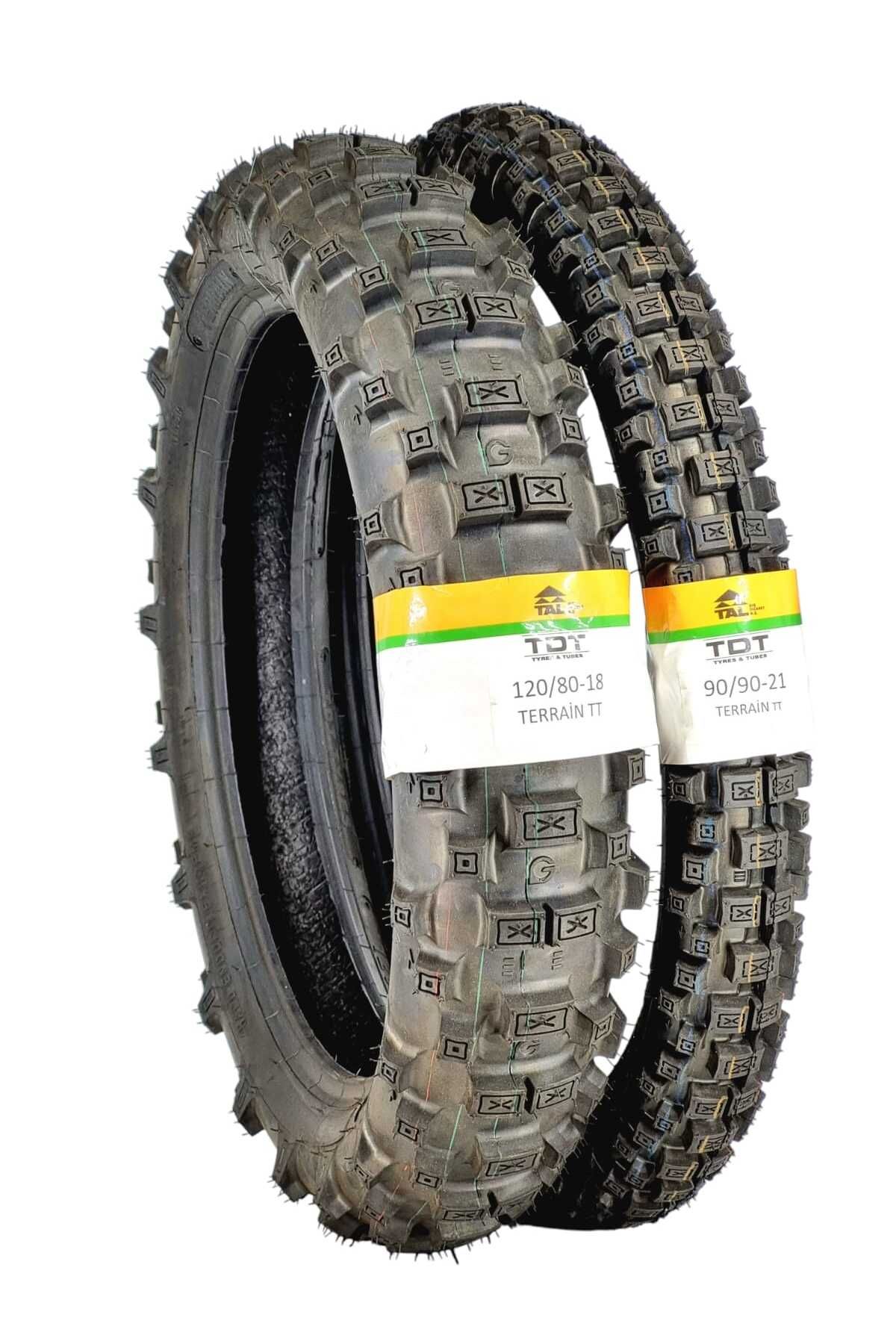 TDT TYRES KROSS LASTİK 120/80-18 VE 90/90-21 TT (İÇ LASTİKLİ TİP- TUBETYPE) TERAAİN